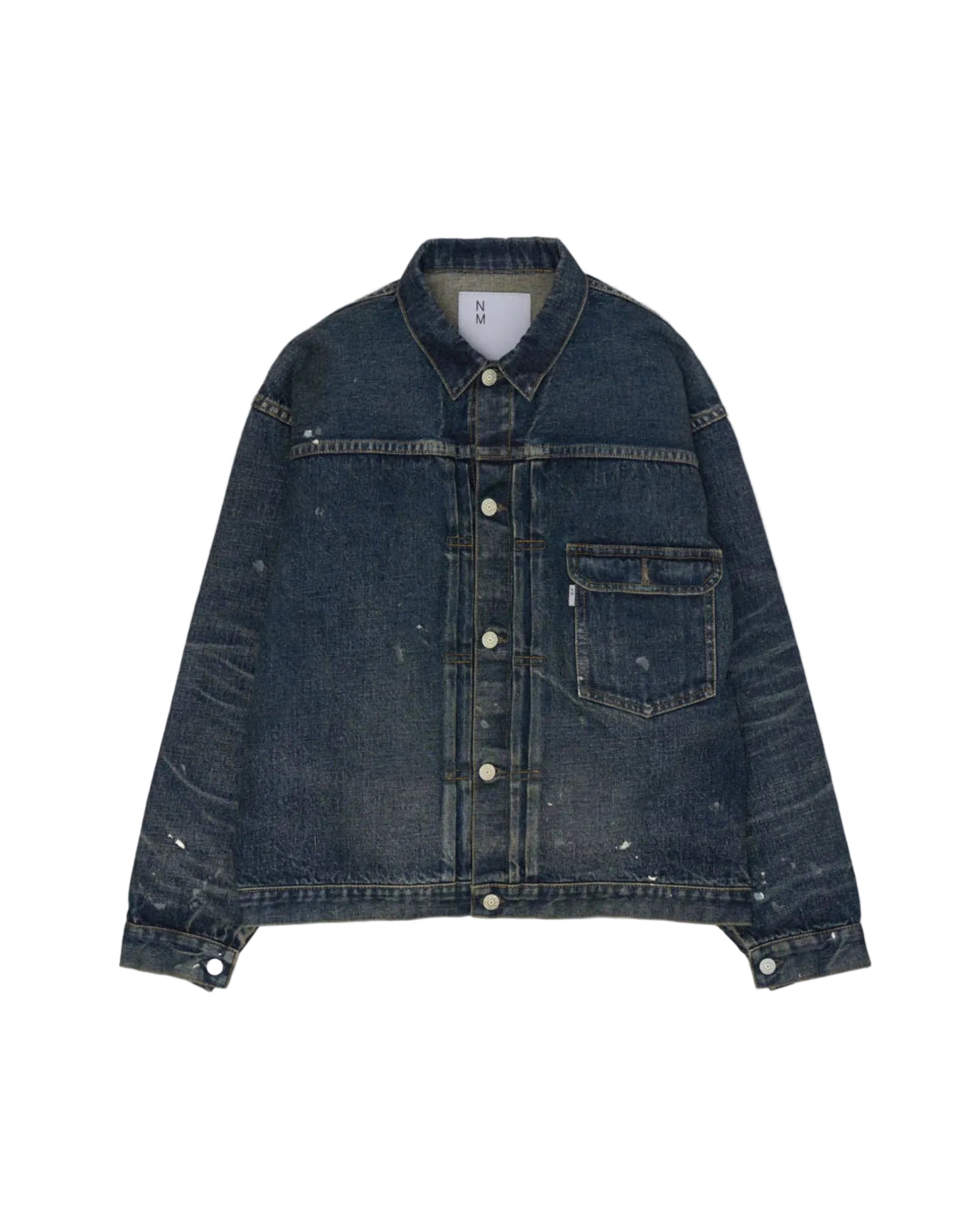 #001 T-BACK DENIM JACKET