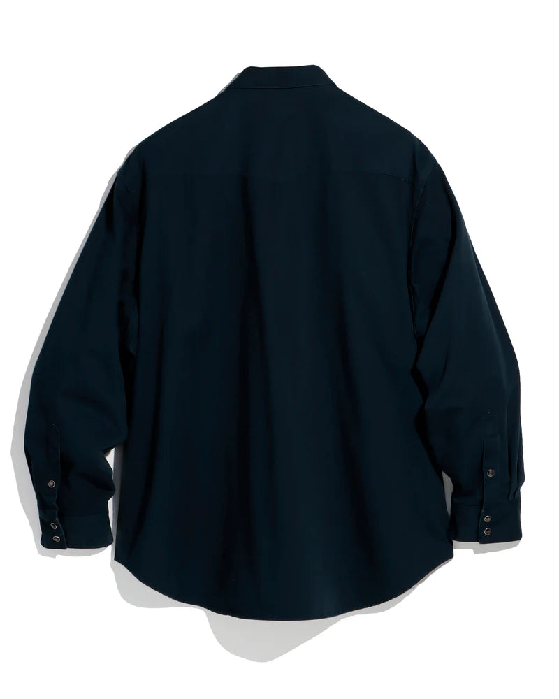 COTTON HERRINGBONE WESTERN SHIRT