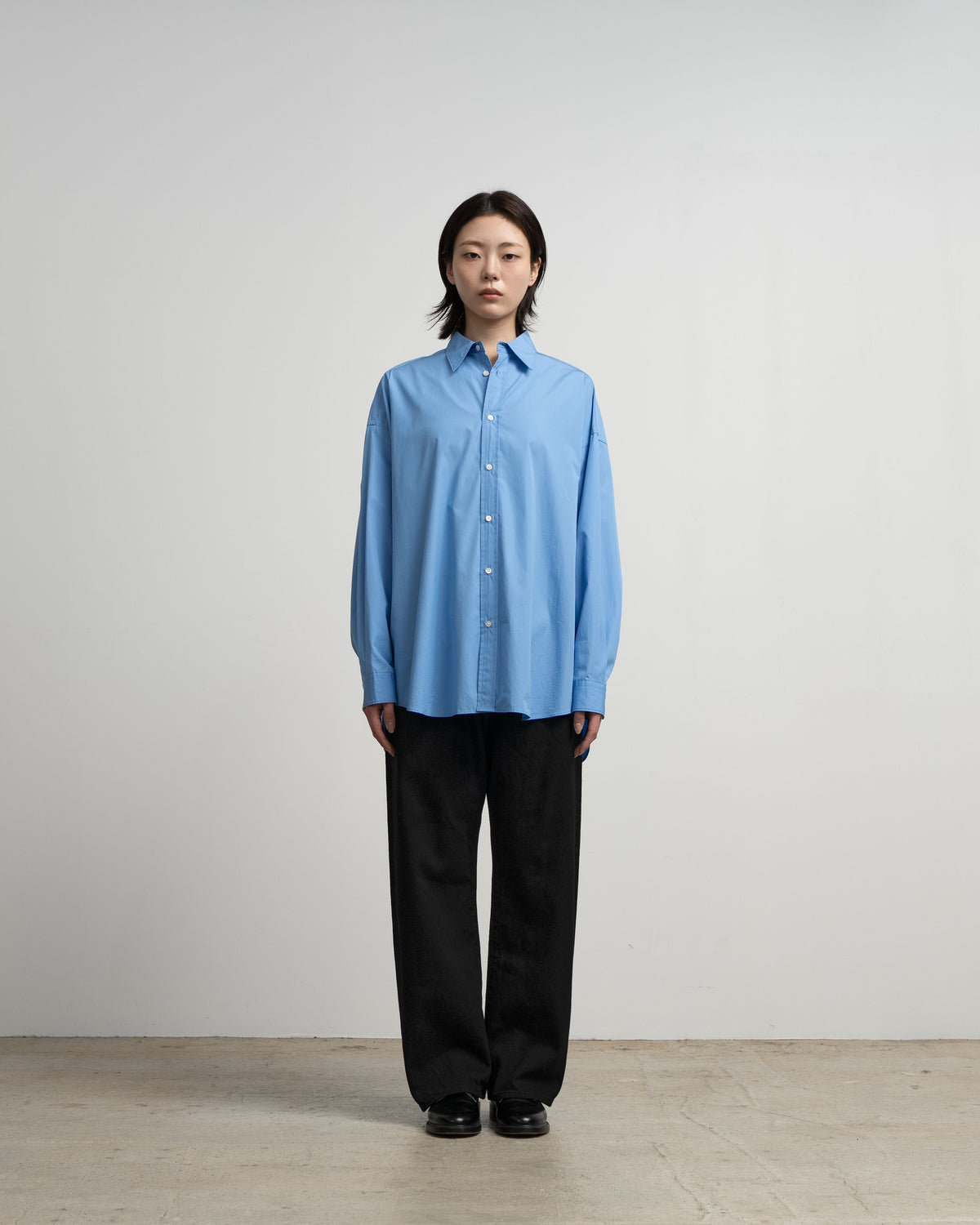 Selvage Denim Five Pocket Wide Straight Pants