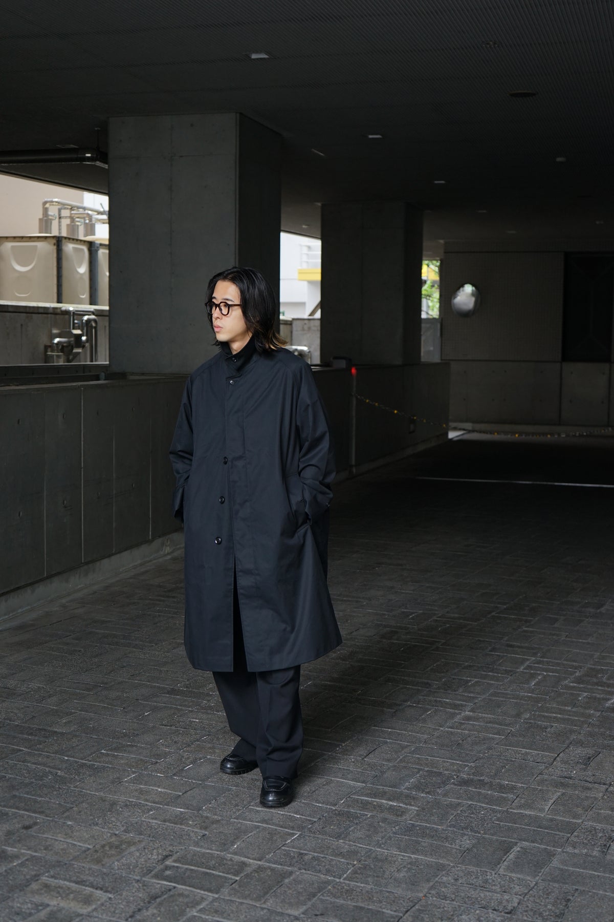 2L Cotton GORE-TEX Balmacaan Coat