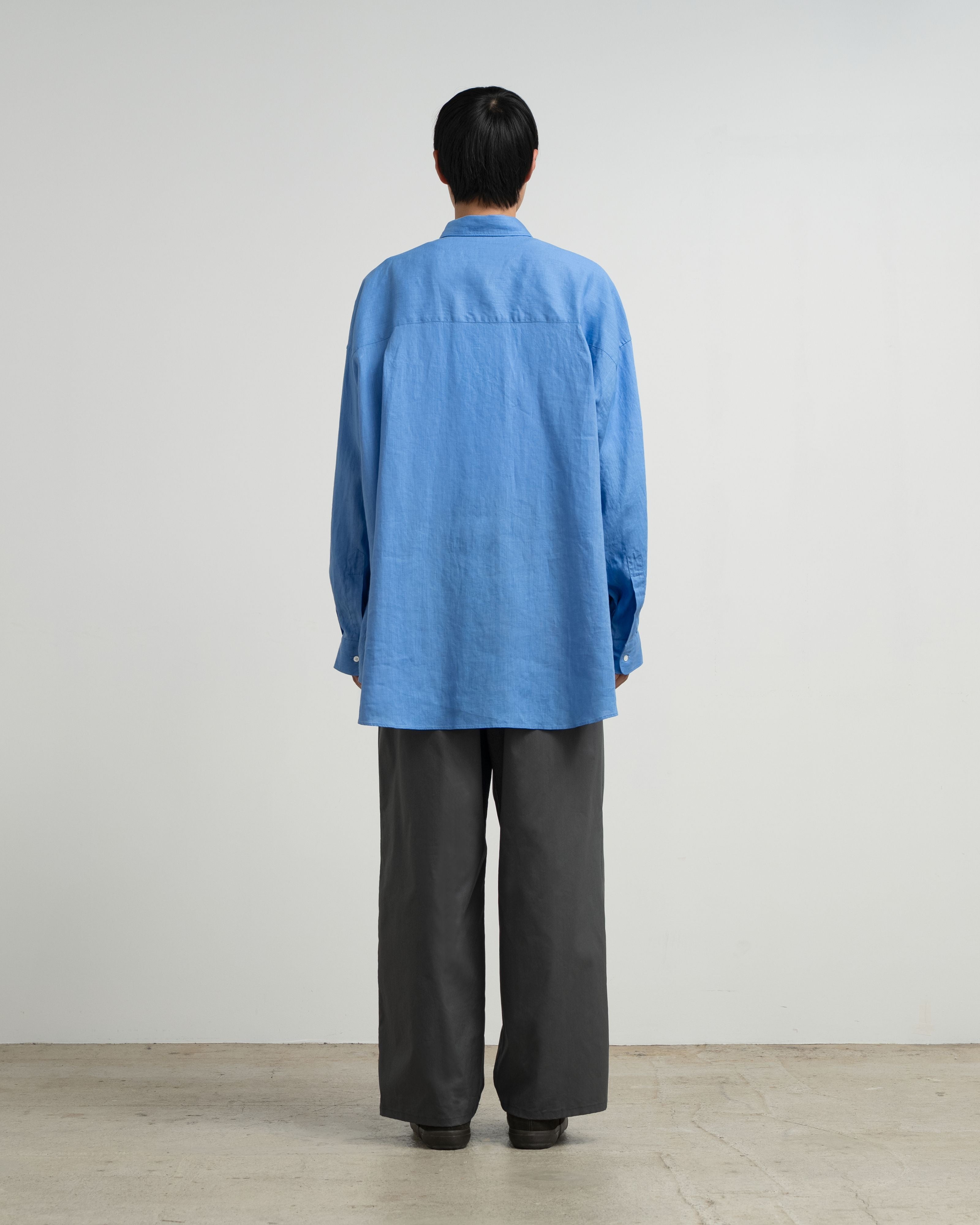 【6/20(土)発売】Linen L/S Oversized Regular Collar Shirt