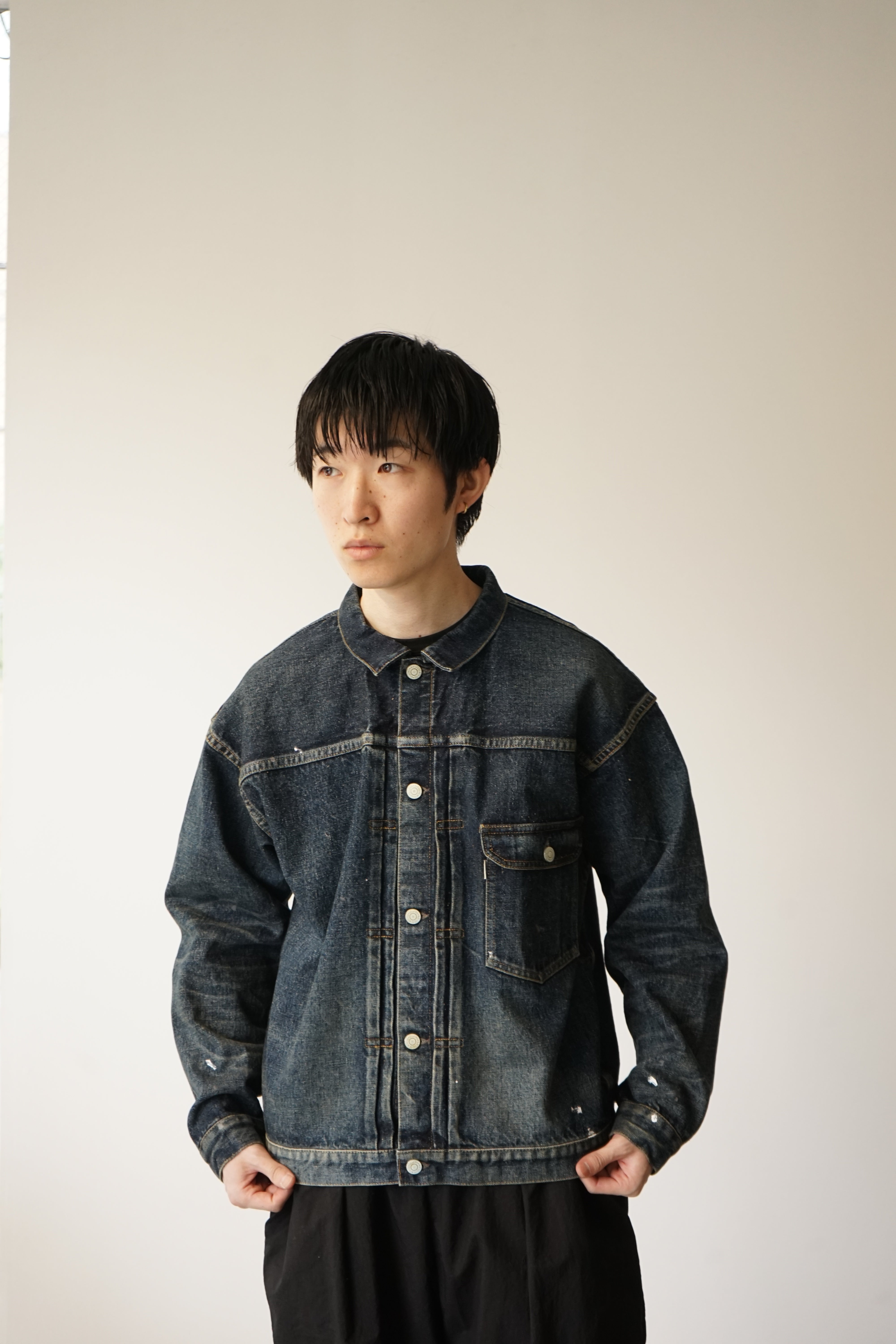 【3/14発売】#001 T-BACK DENIM JACKET