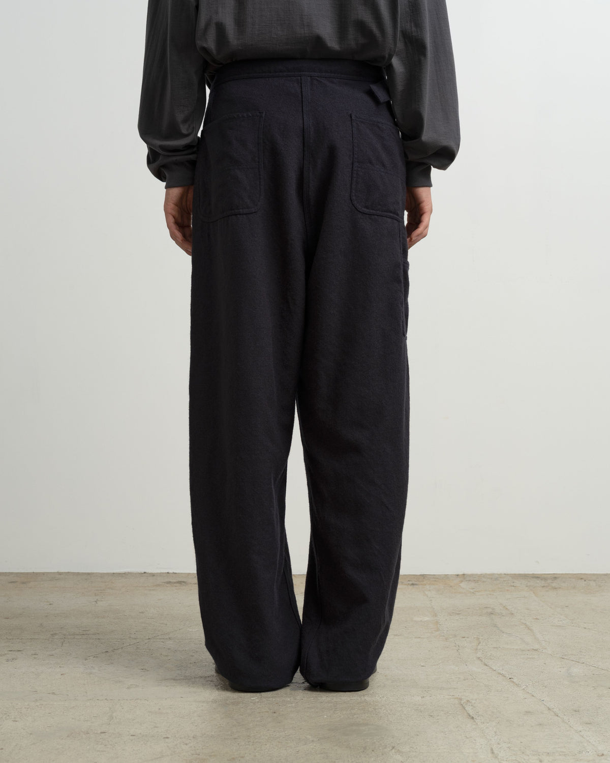 【10/10(土)発売】SANMONT for Graphpaper Wool Twill Belted Pants