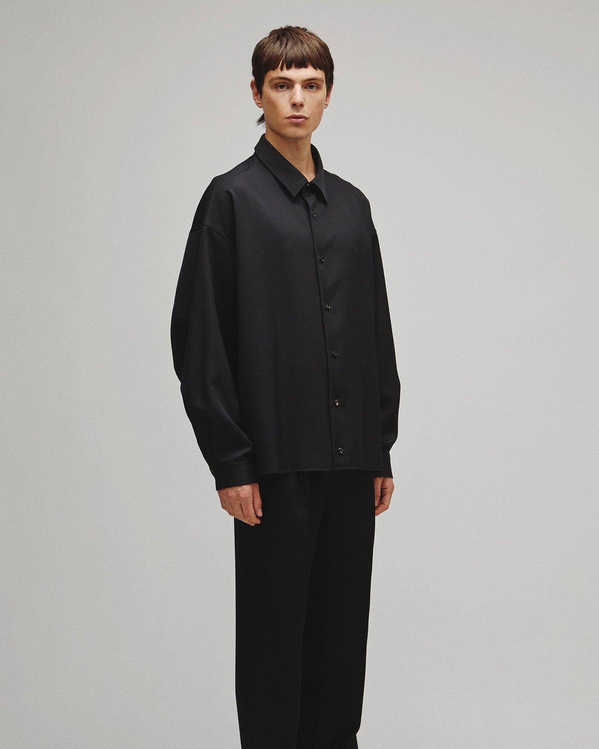 RERACS BALLOON CARDIGAN SHIRT / WOOL