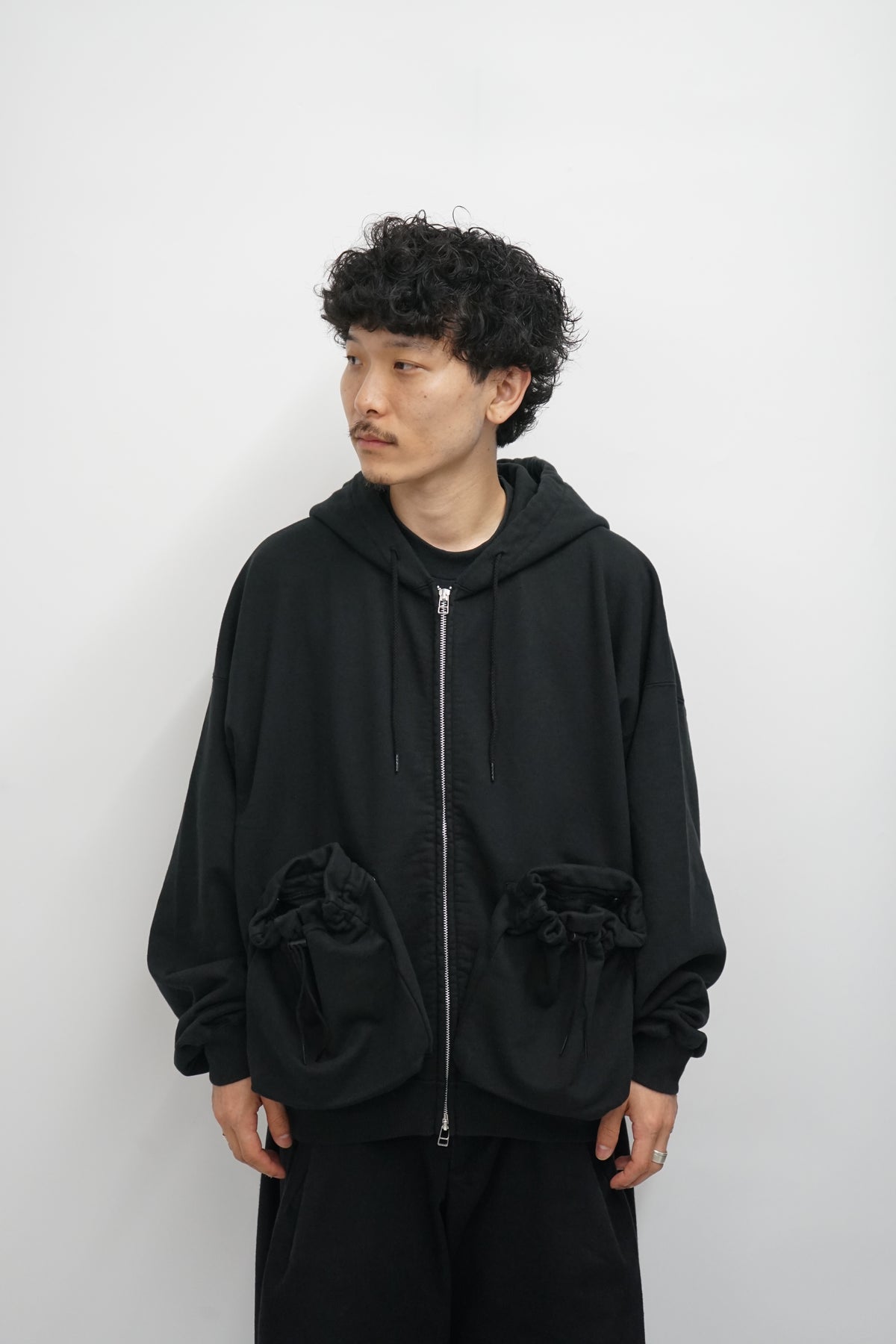 "KINCHAKU" ZIPUP HOODIE