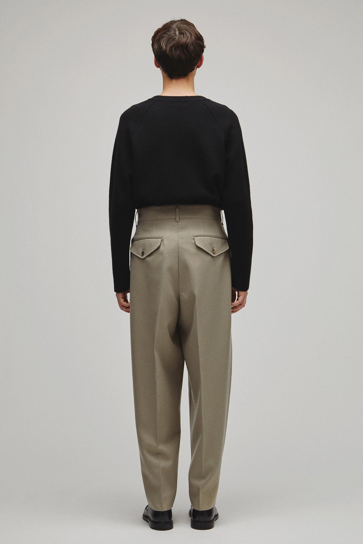 DEEP TUCK WIDE SLACKS
