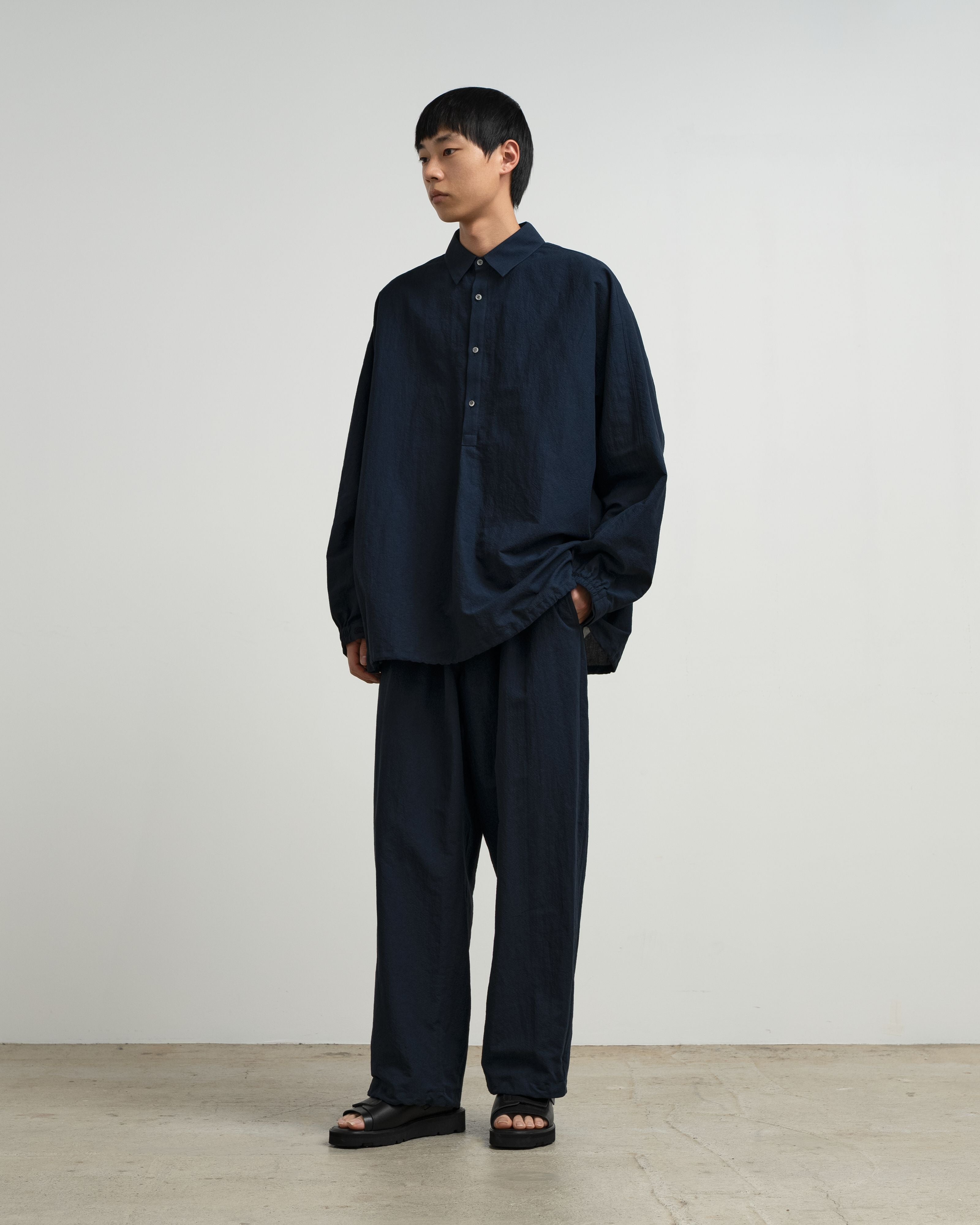 【5/23(土)発売】Cotton Linen Seersucker Track Pants