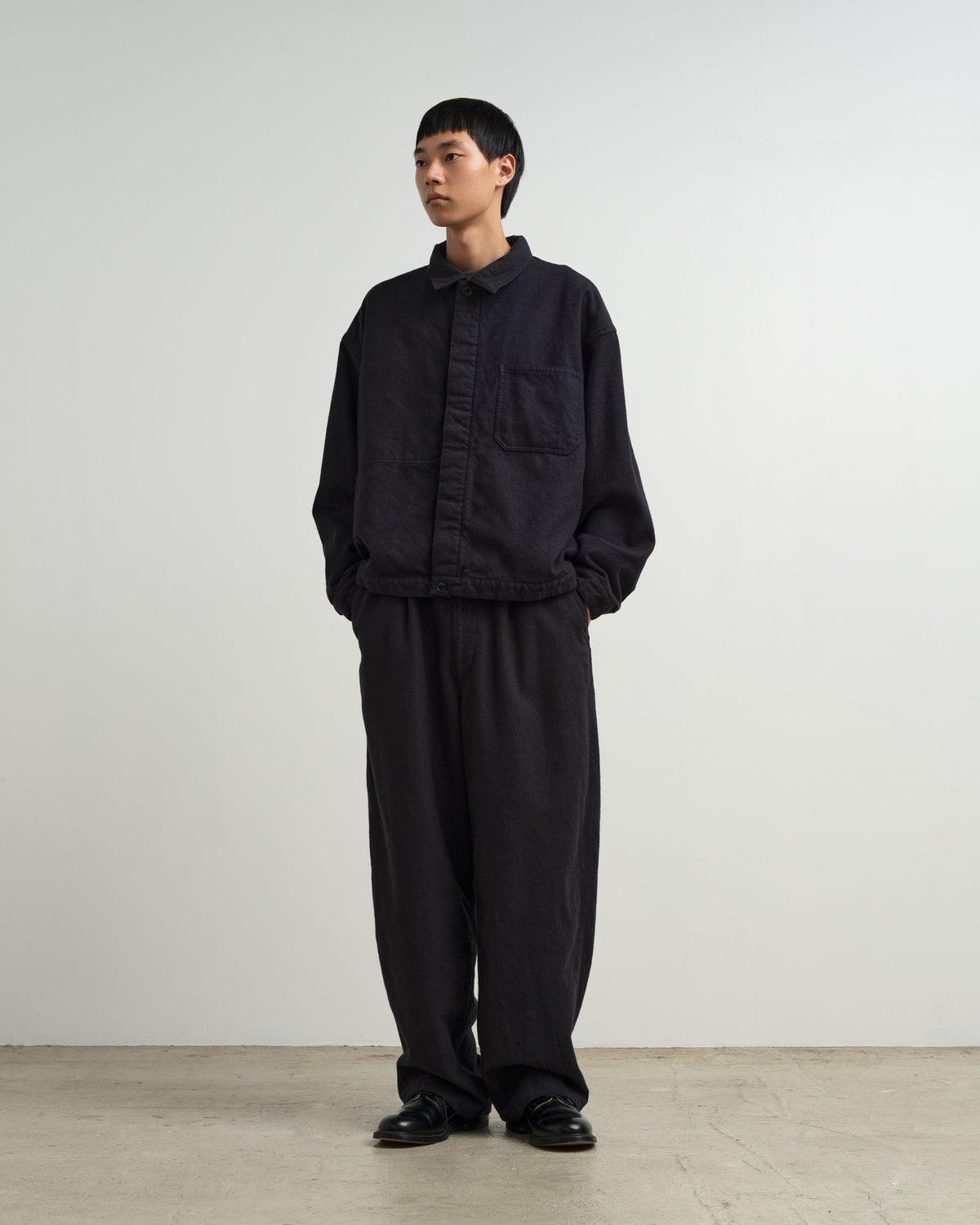 【10/10(土)発売】SANMONT for Graphpaper Wool Twill Belted Pants