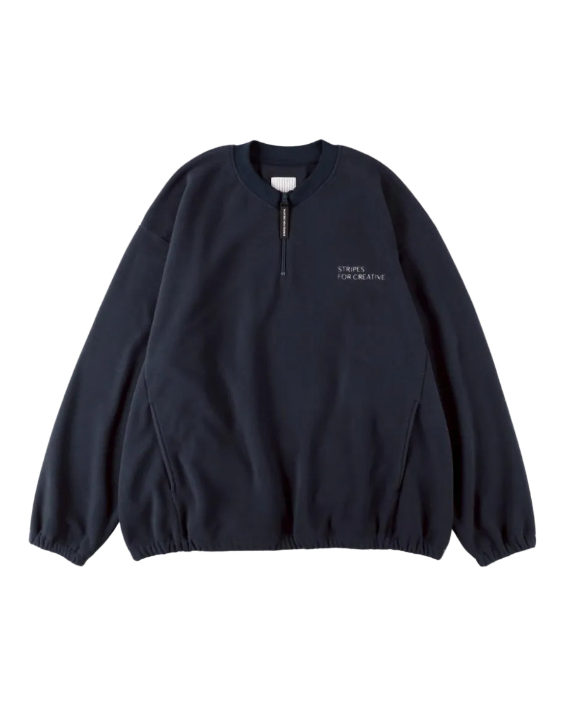 FLEECE BASEBALL HALF ZIP JACKET