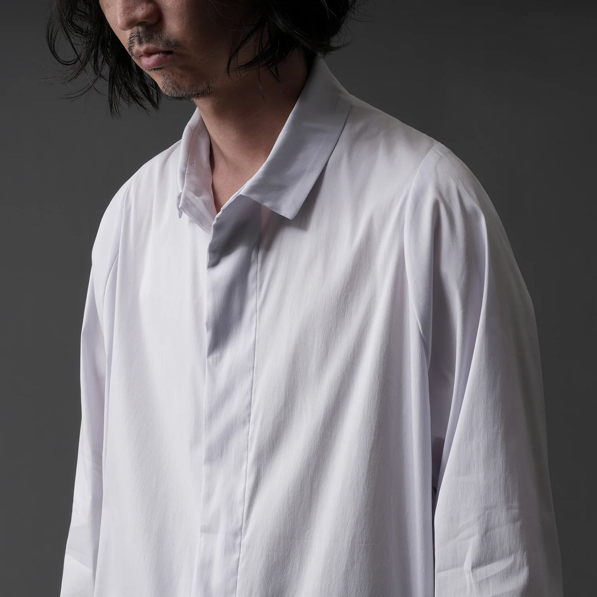 【POPUP Limited】CARTRIDGE SHIRT - BIOLAYER CONNECT #WHITE