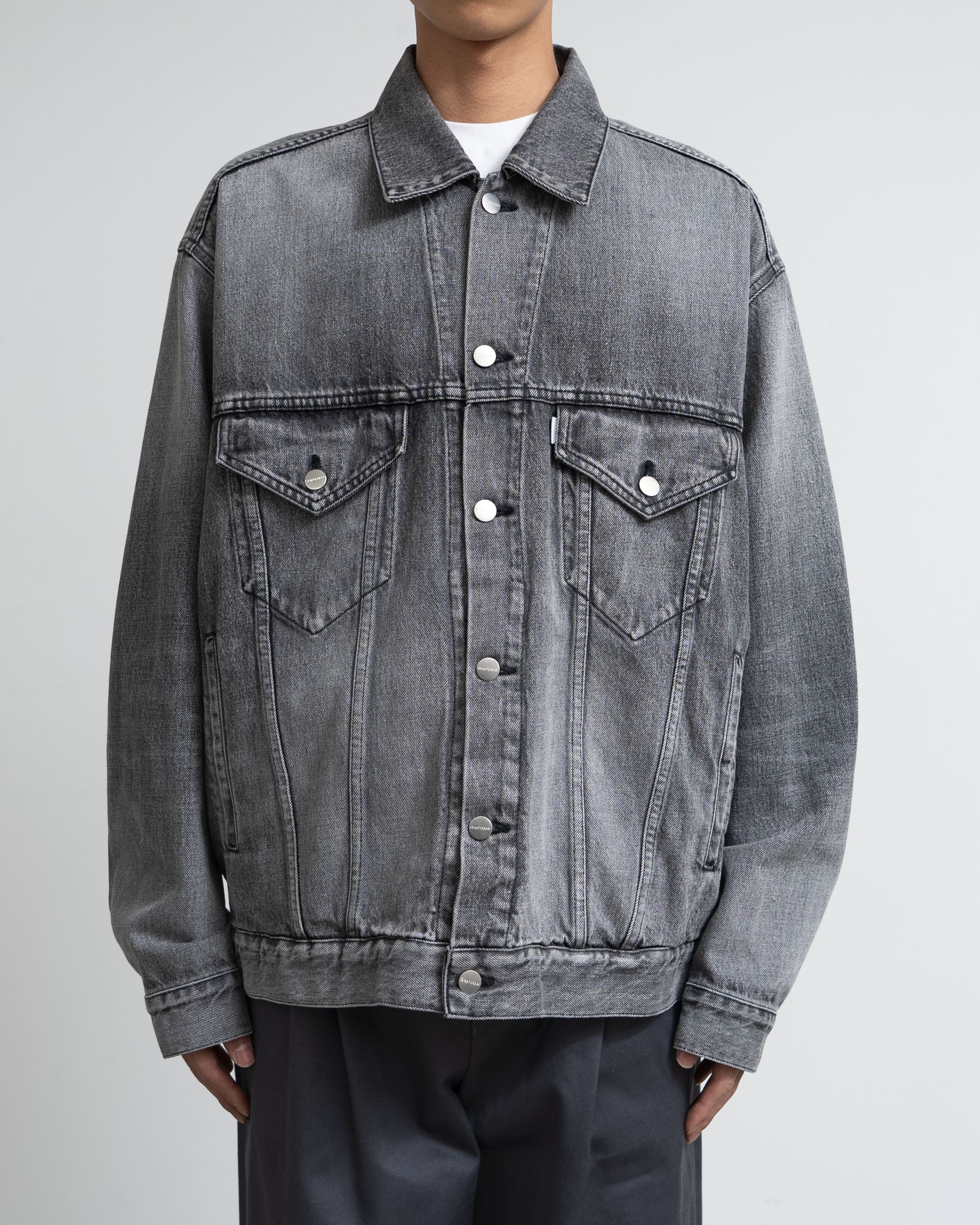 Selvage Denim Trucker Jacket(LIGHT FADE)