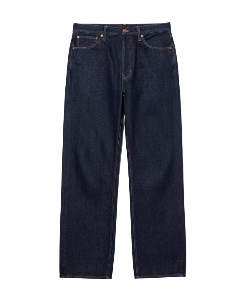 Wide denim pants