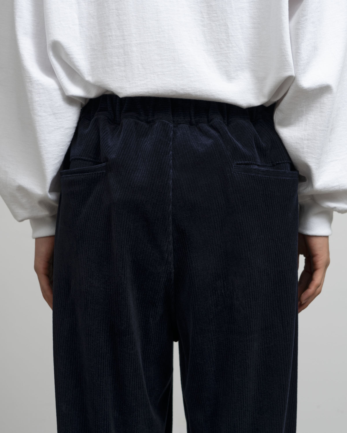 【9/5(土)発売】Soft Knit Corduroy Wide Chef Pants