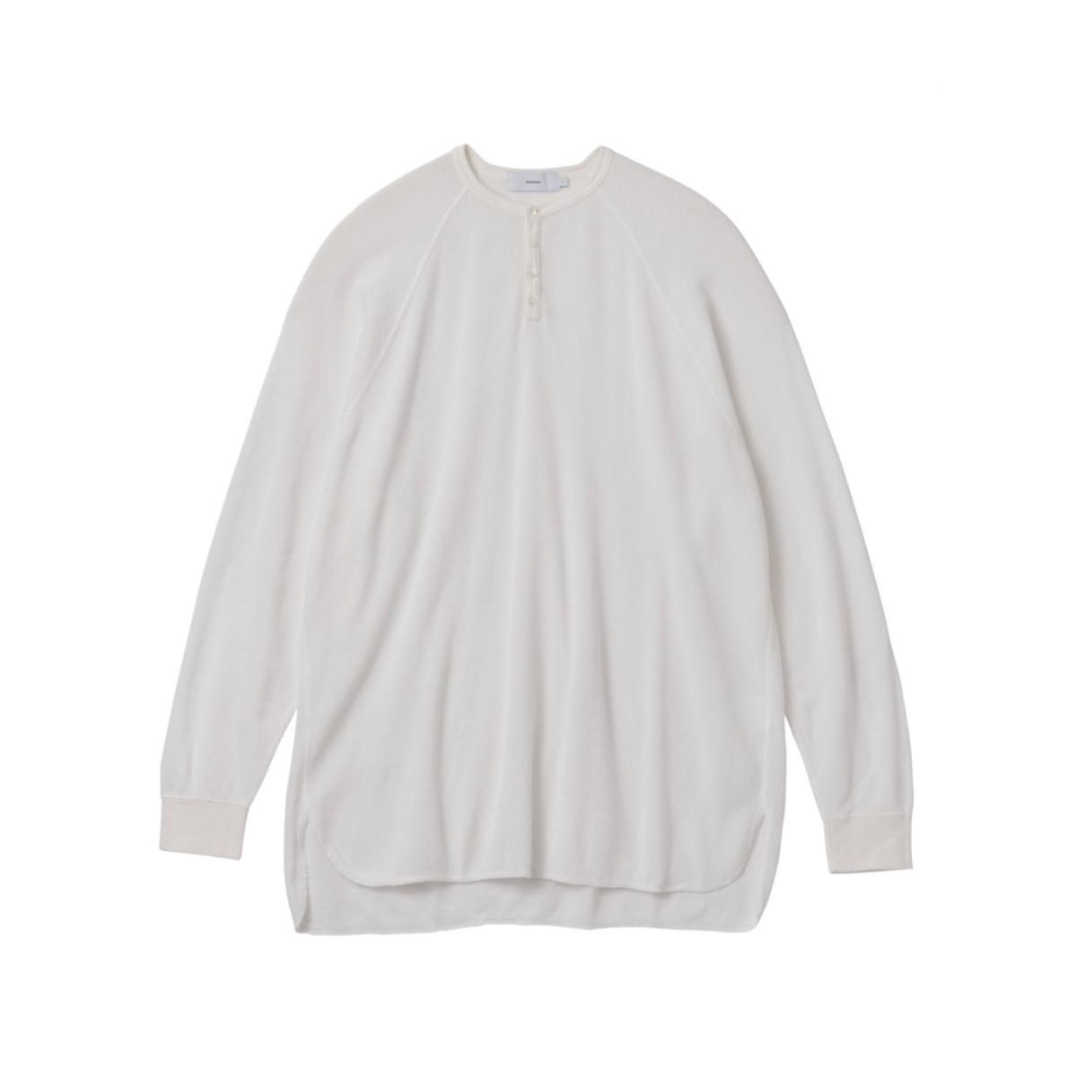 Waffle L/S Henley Neck Tee