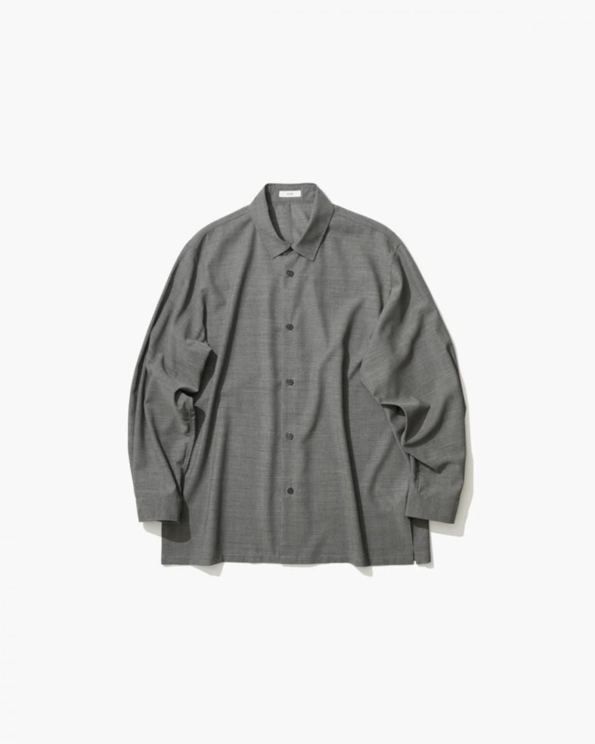 TWIST WOOL TROPICAL OVERSIZED SHIRT