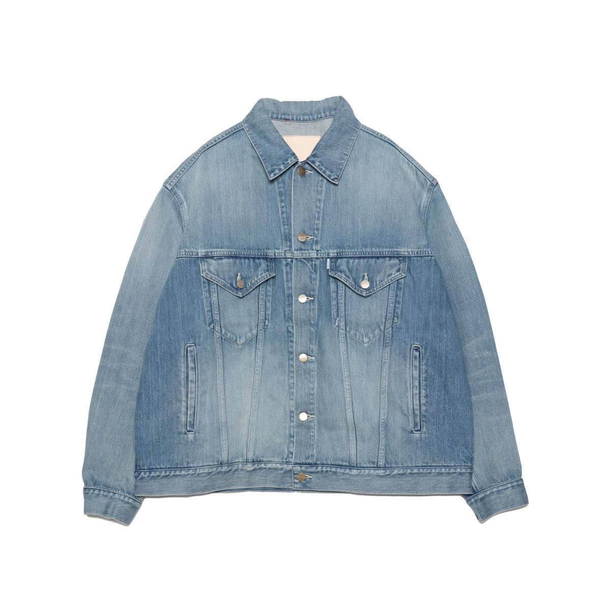 Selvage Denim Trucker Jacket(LIGHT FADE)