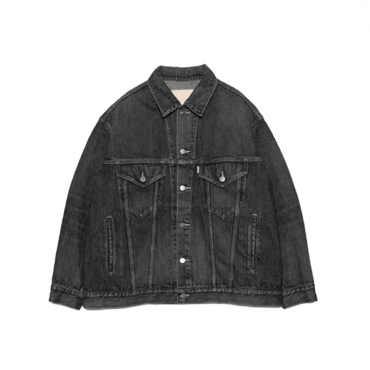 Selvage Denim Trucker Jacket(DARK FADE)