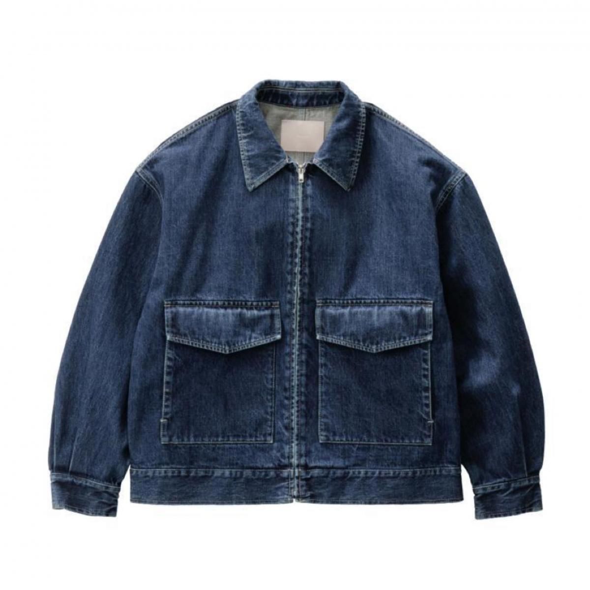 Selvage Denim Zip Jacket(DARK FADE)