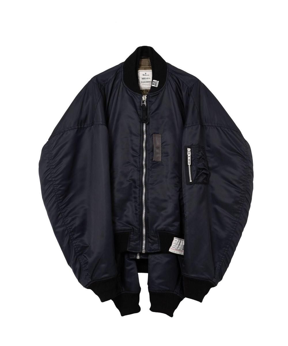 Front Layered Flight Jacket