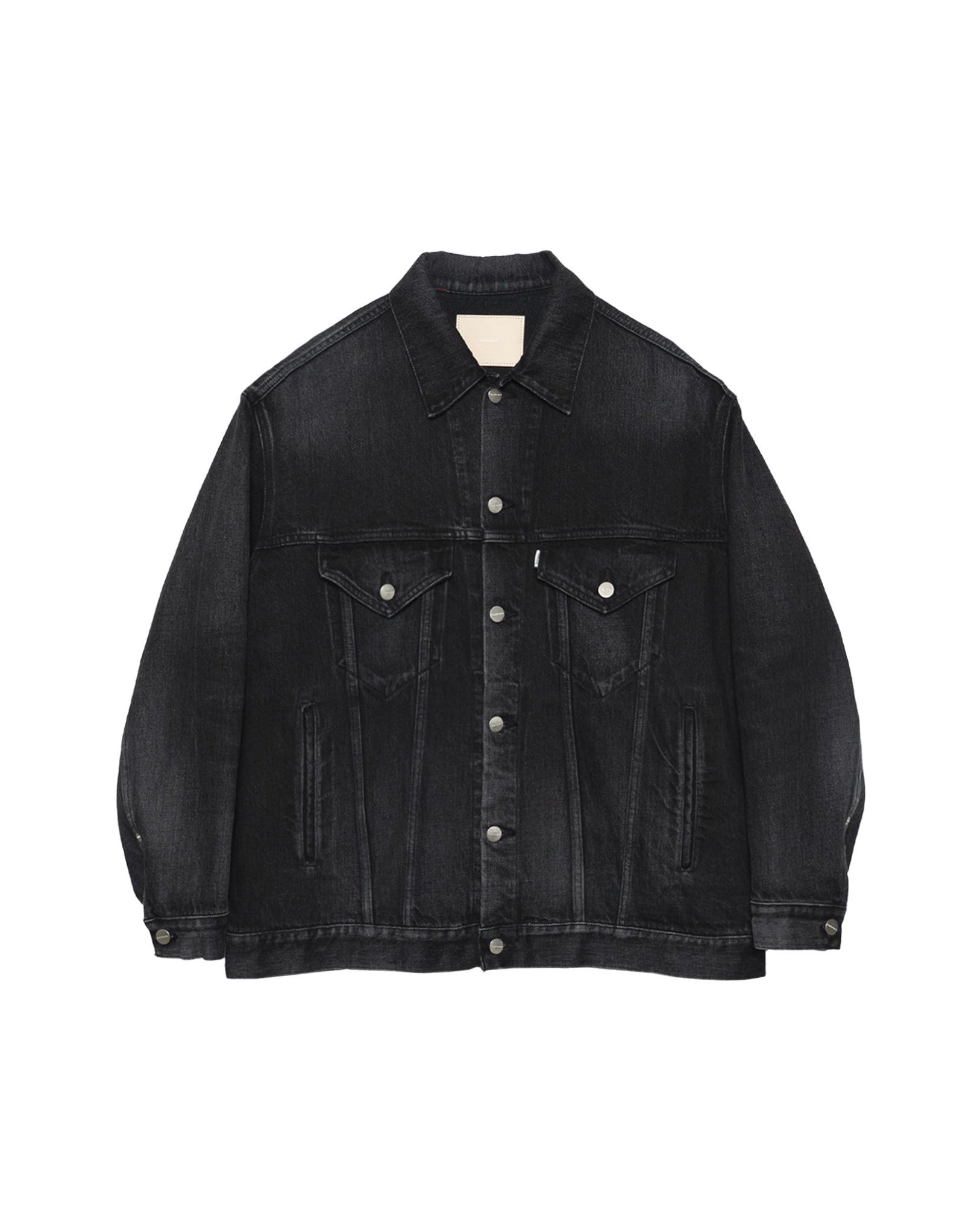 Selvage Denim Trucker Jacket -DARK FADE-