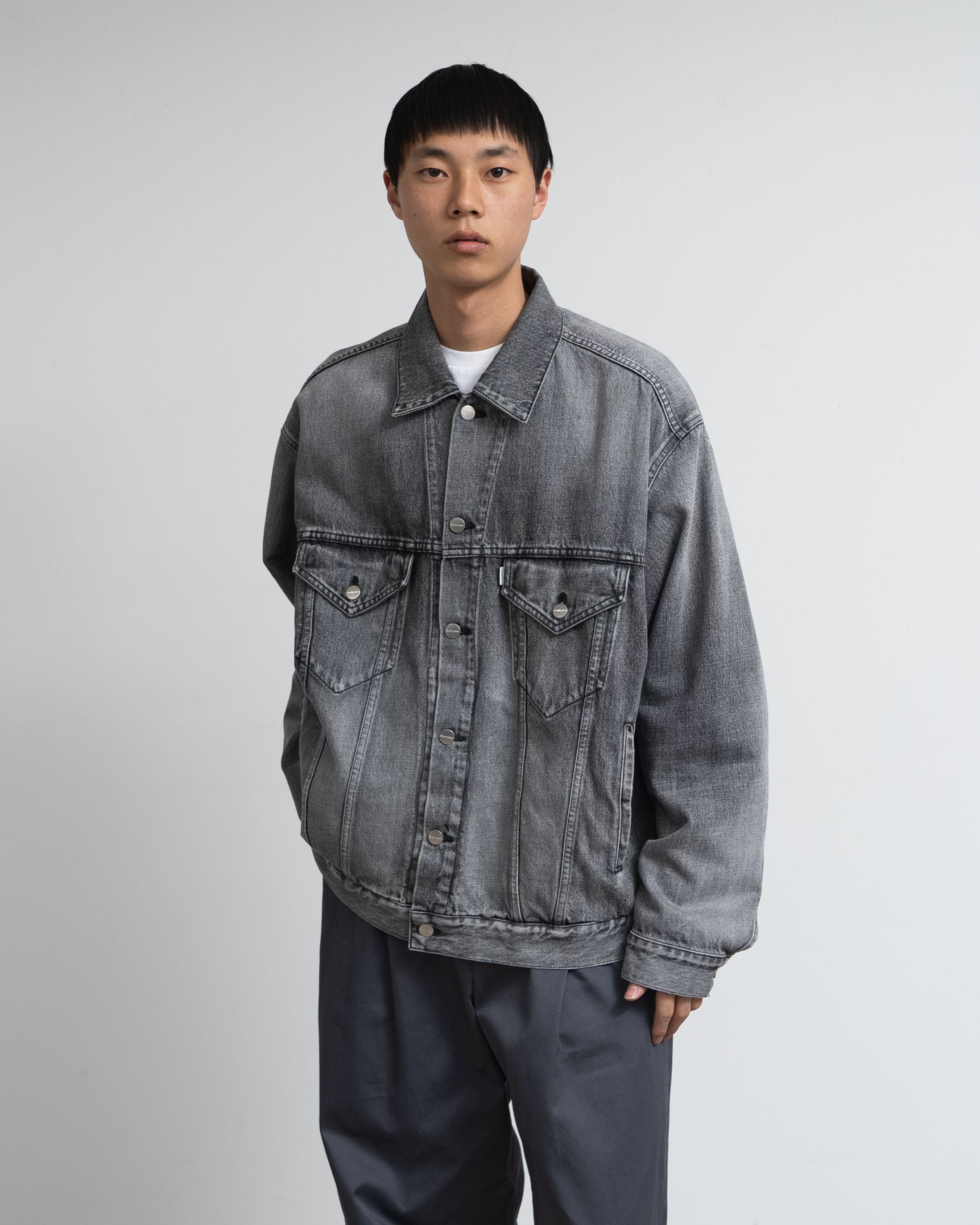 Selvage Denim Trucker Jacket(LIGHT FADE)