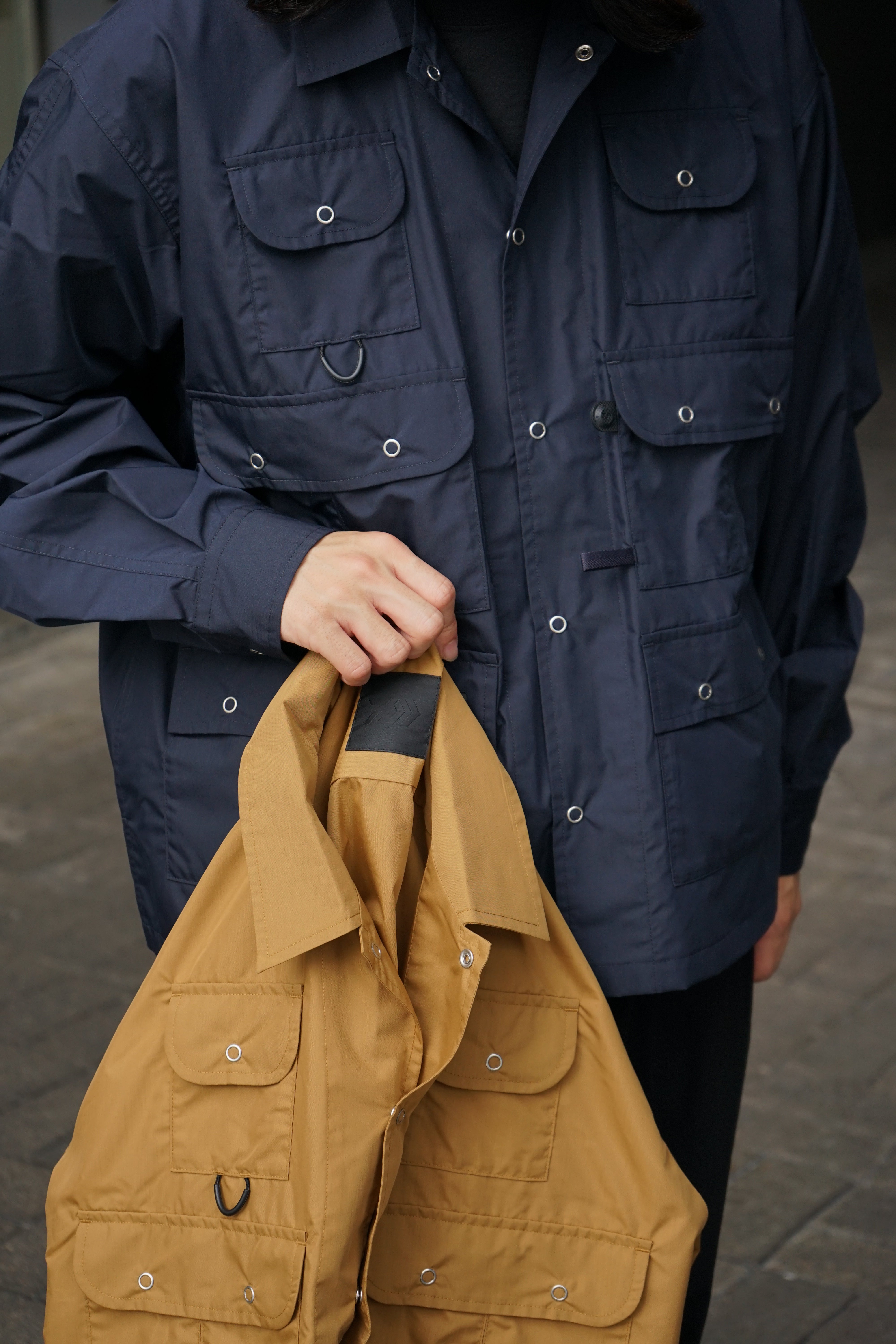 TECH MULTI FISHING POCKET SHIRT L/S SOLID