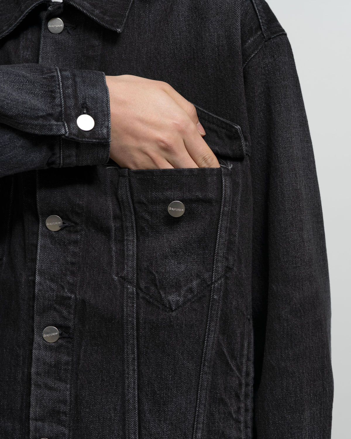 Selvage Denim Trucker Jacket -DARK FADE-