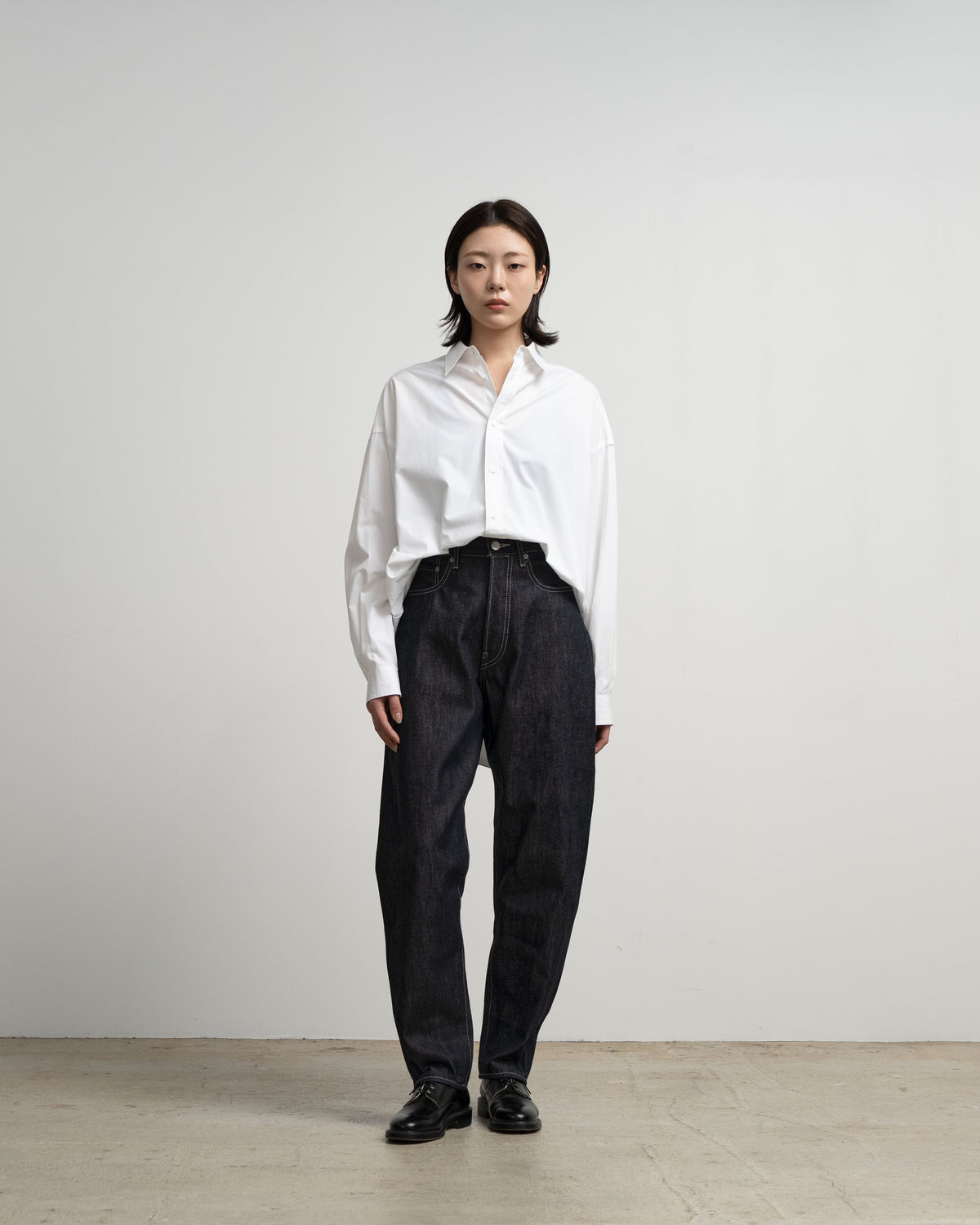 Selvage Denim Five Pocket Tapered Pants