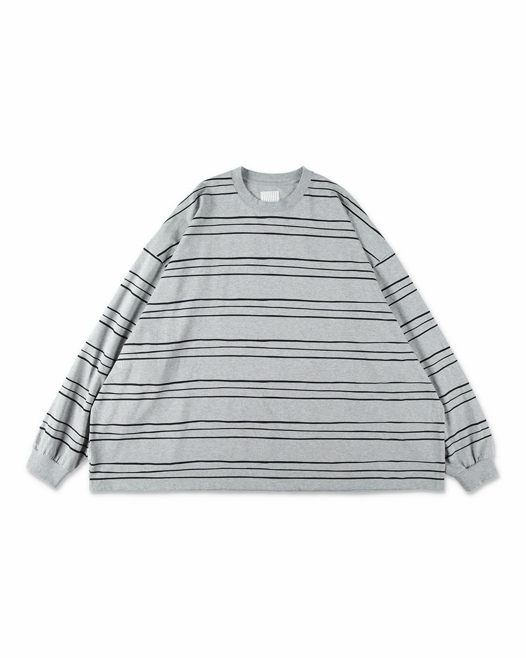 SUPER BIG LS TEE (MULTI STRIPE)