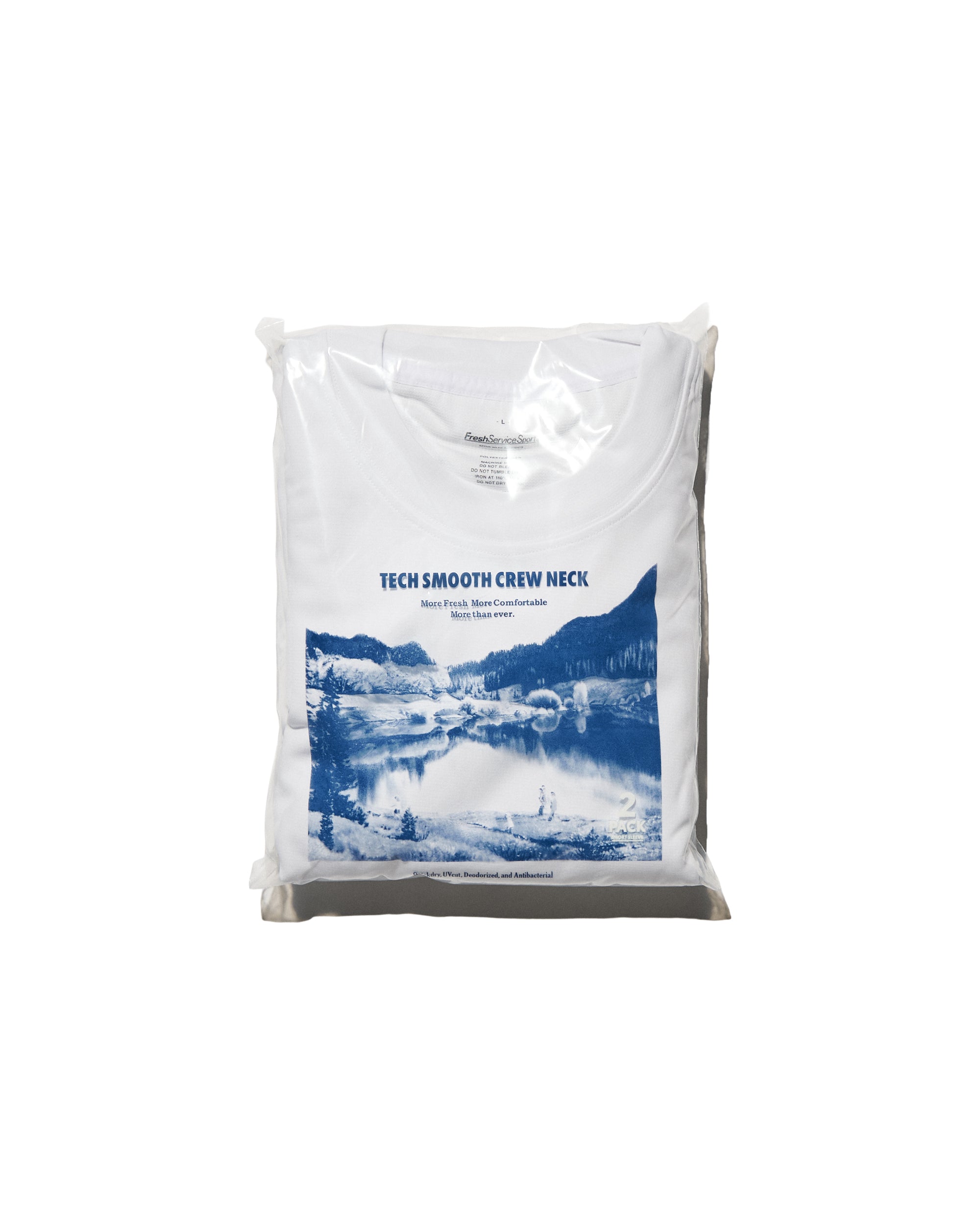 【6/6(土)発売】2-PACK TECH SMOOTH S/S CREW NECK