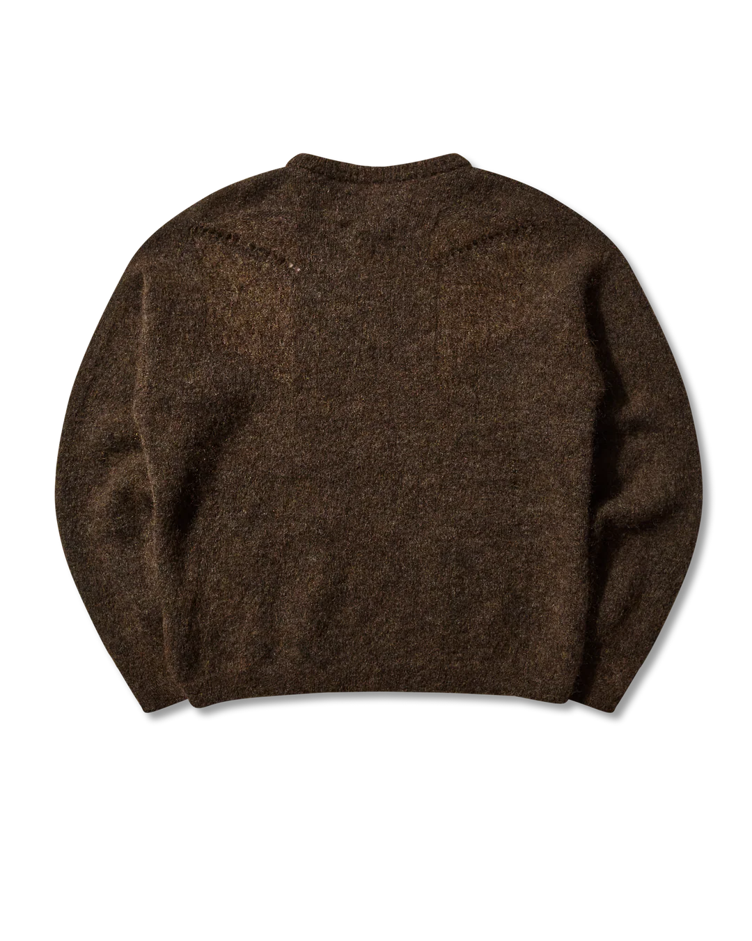 Dropstitch Mohair Knit Crewneck