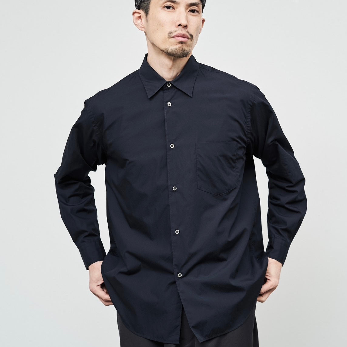 Broad Regular Collar Shirt
