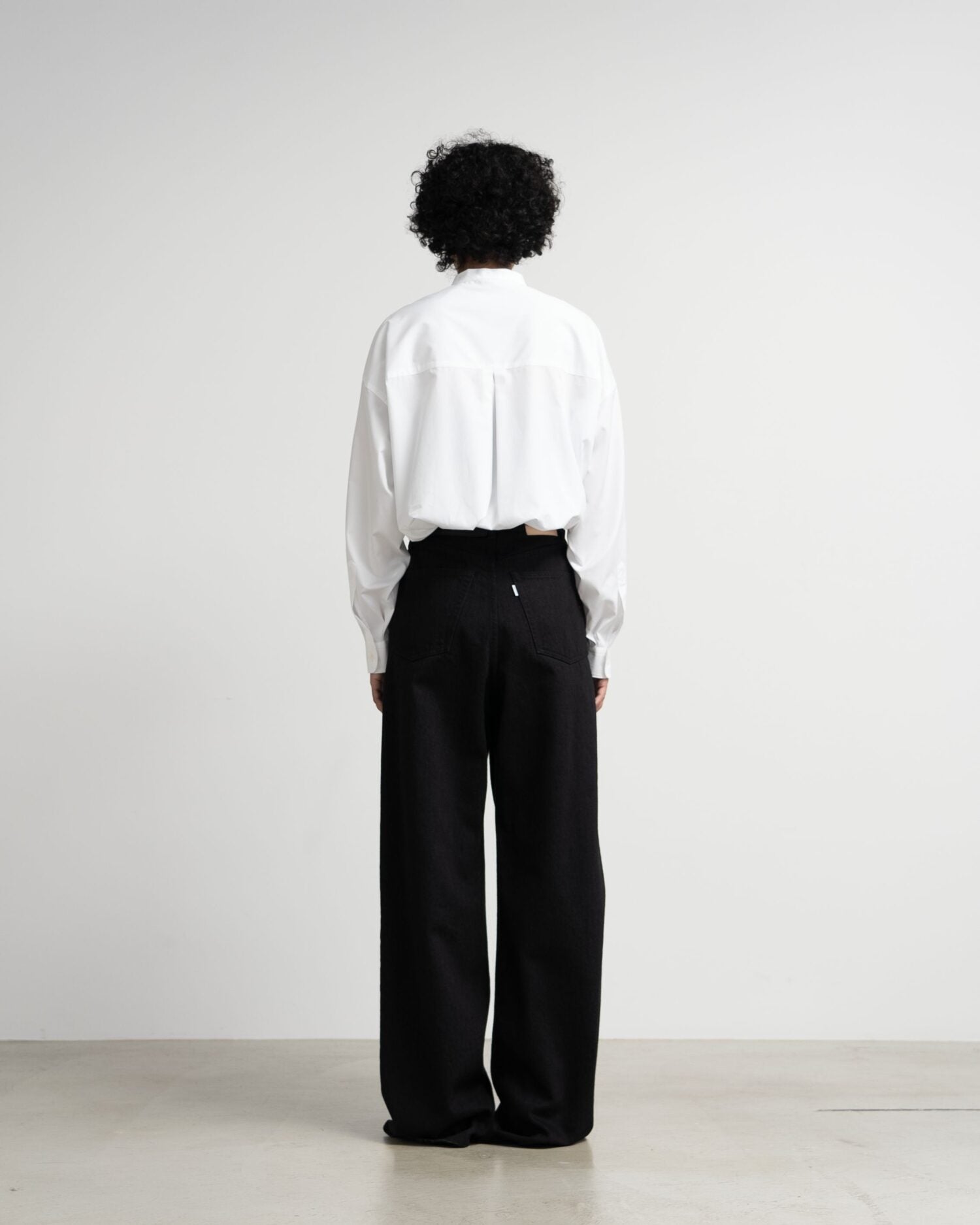 Selvage Denim Two Tuck Wide Pants(RIGID.WASHED)