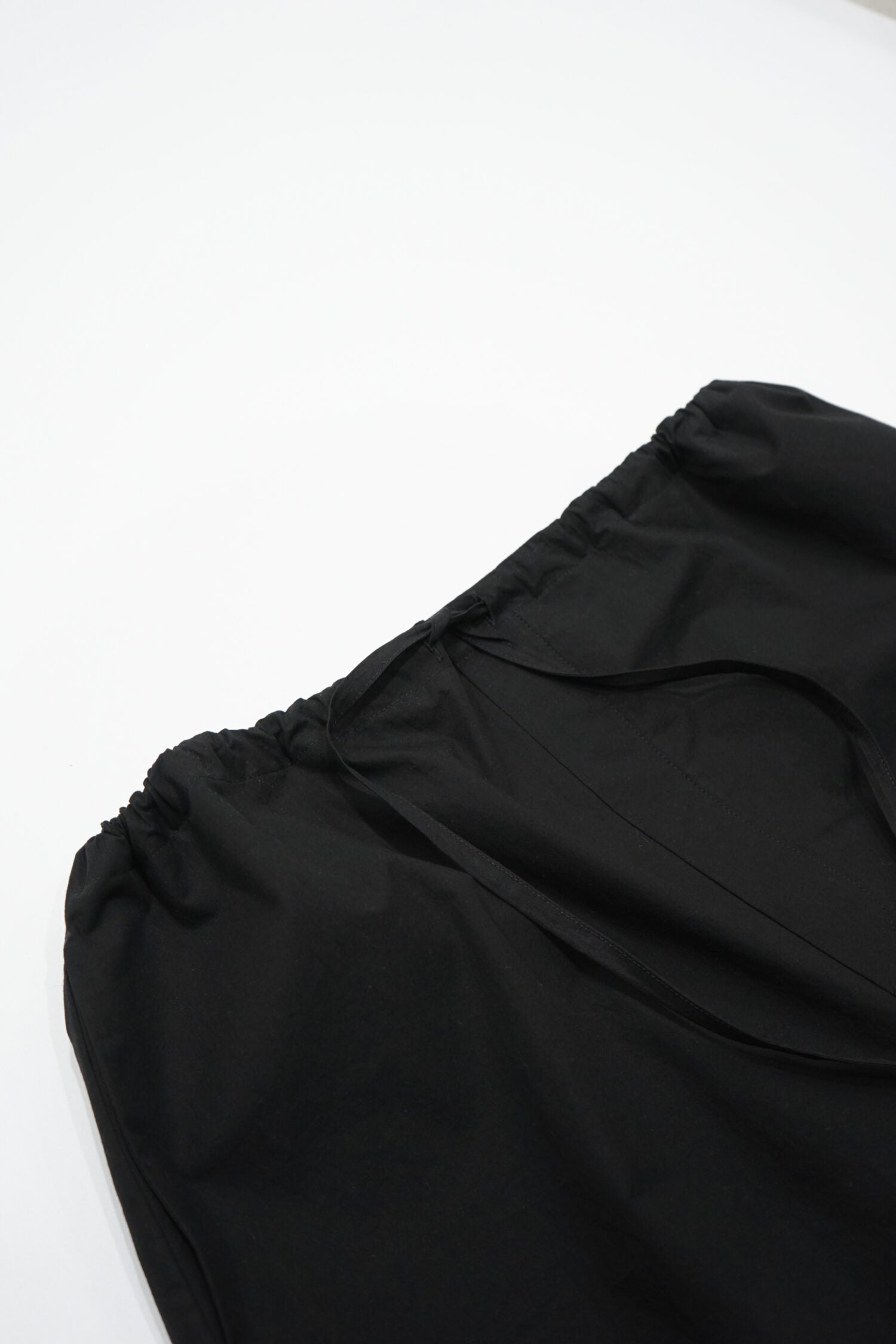 Maxi large pants with drawstrings