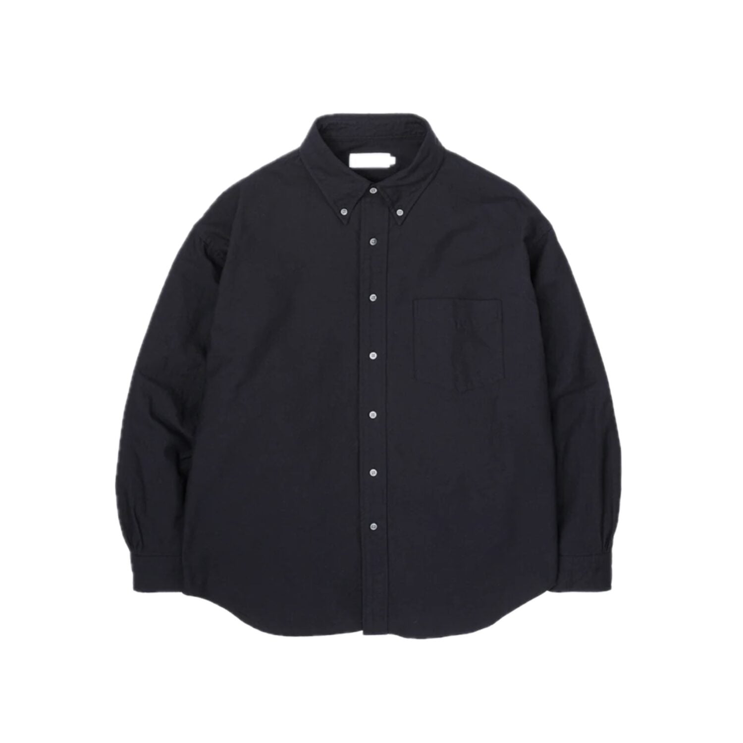 Oxford L/S Band Collar Box Shirt