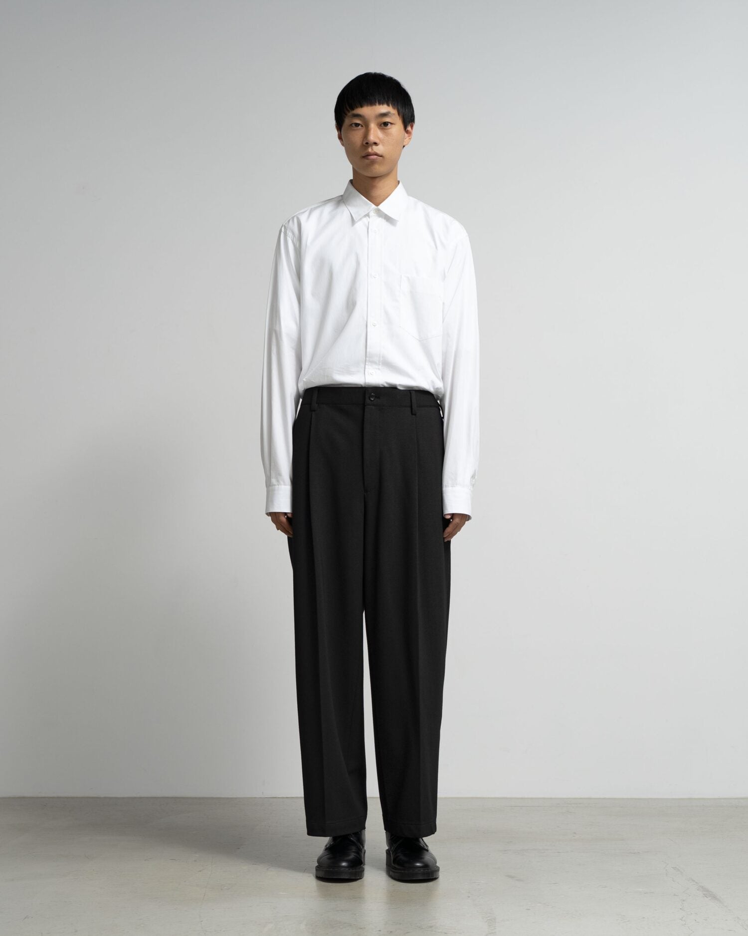 SIDOGRAS Melange Ponte Wide Slacks