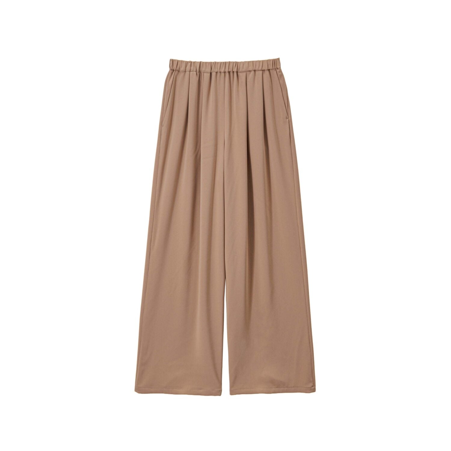 Satin Easy Wide Pants-COLLECTION-
