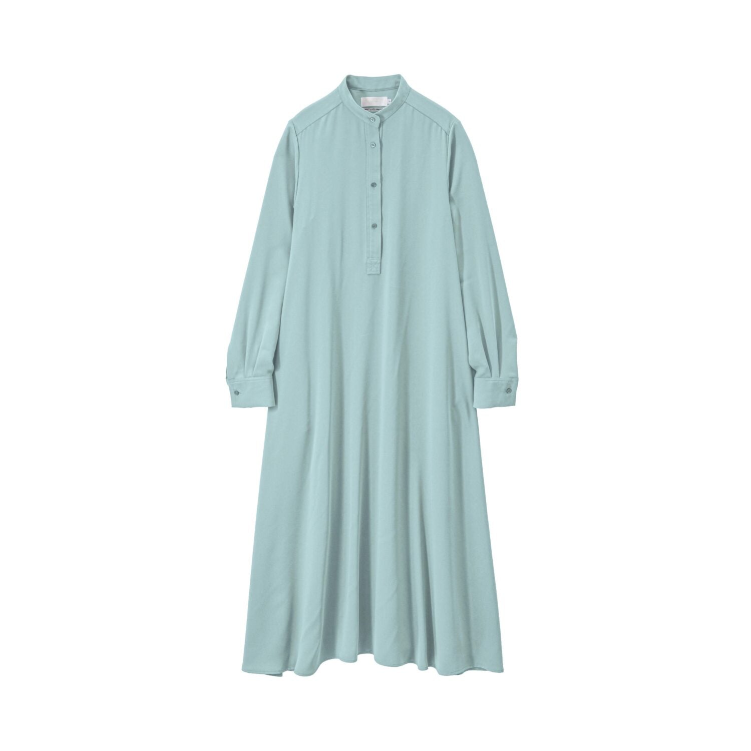 Satin Band Collar Dress-COLLECTION-