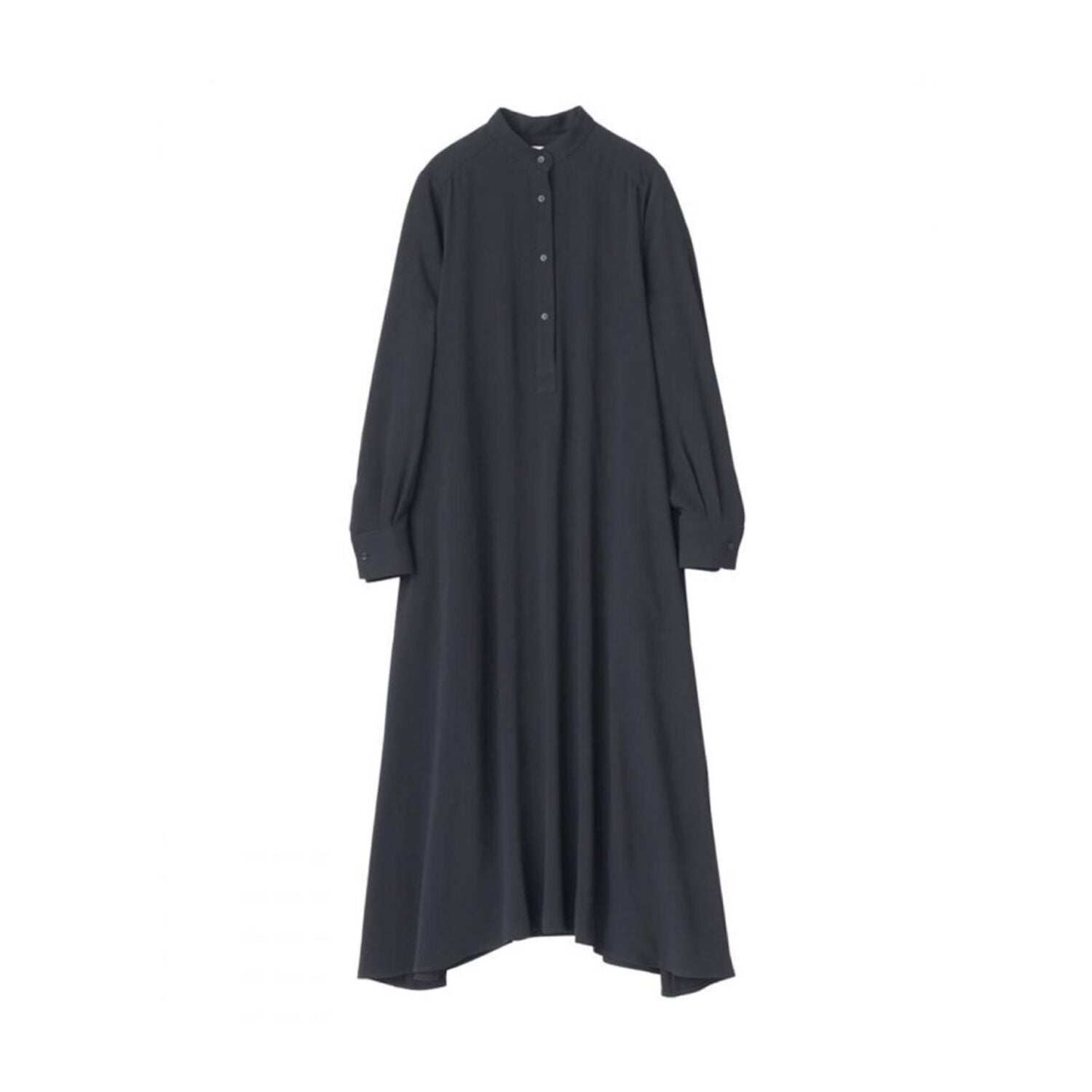 Satin Band Collar Dress