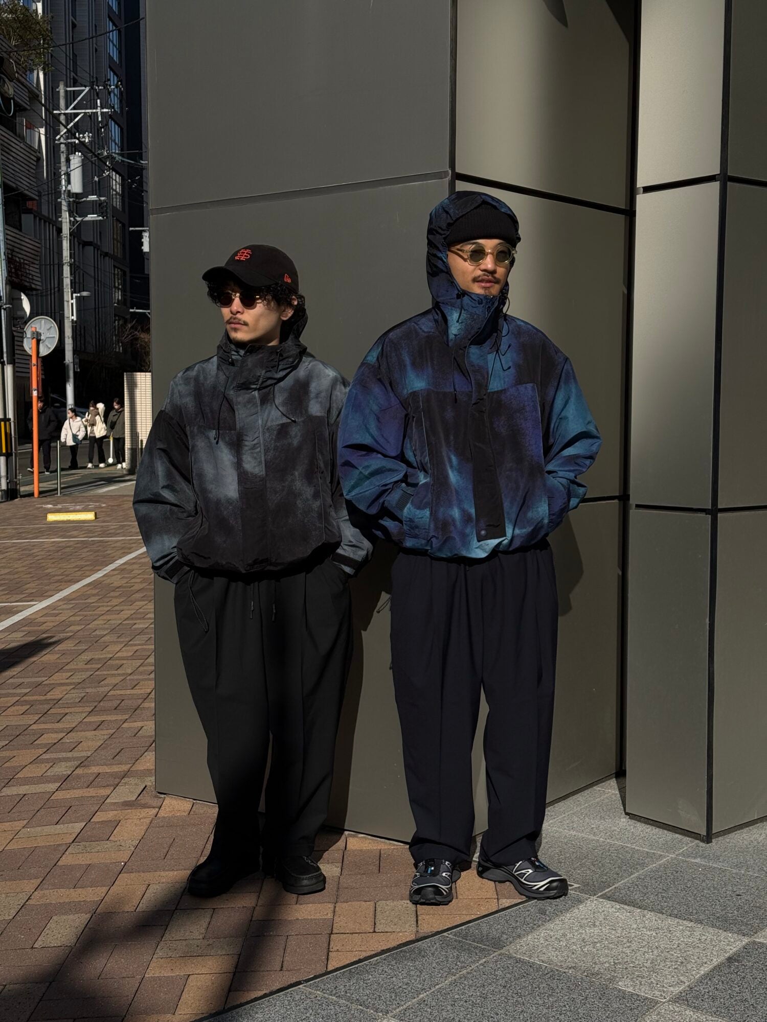 OG TIEDYE NYLON PULL OVER JACKET