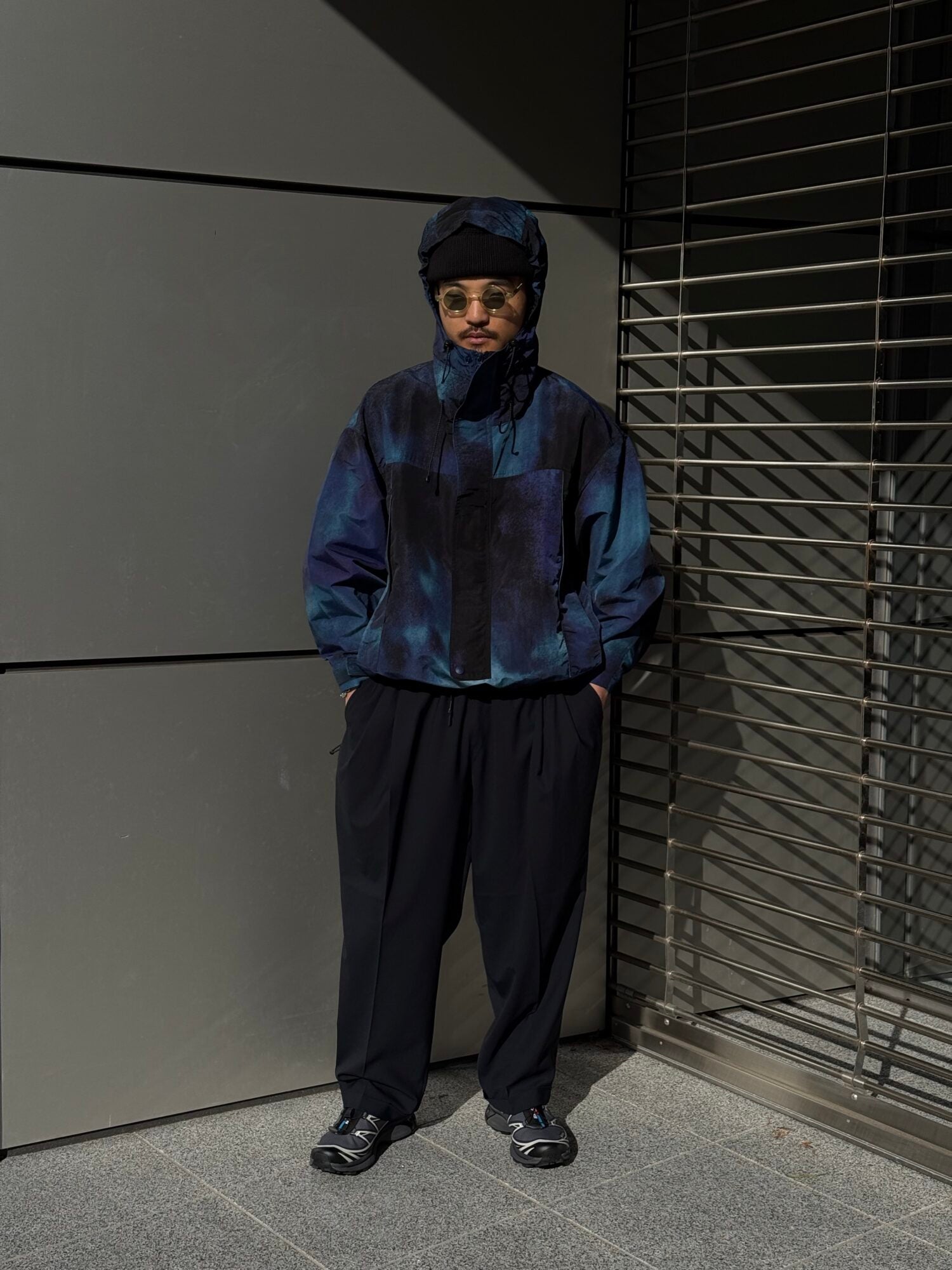 OG TIEDYE NYLON PULL OVER JACKET