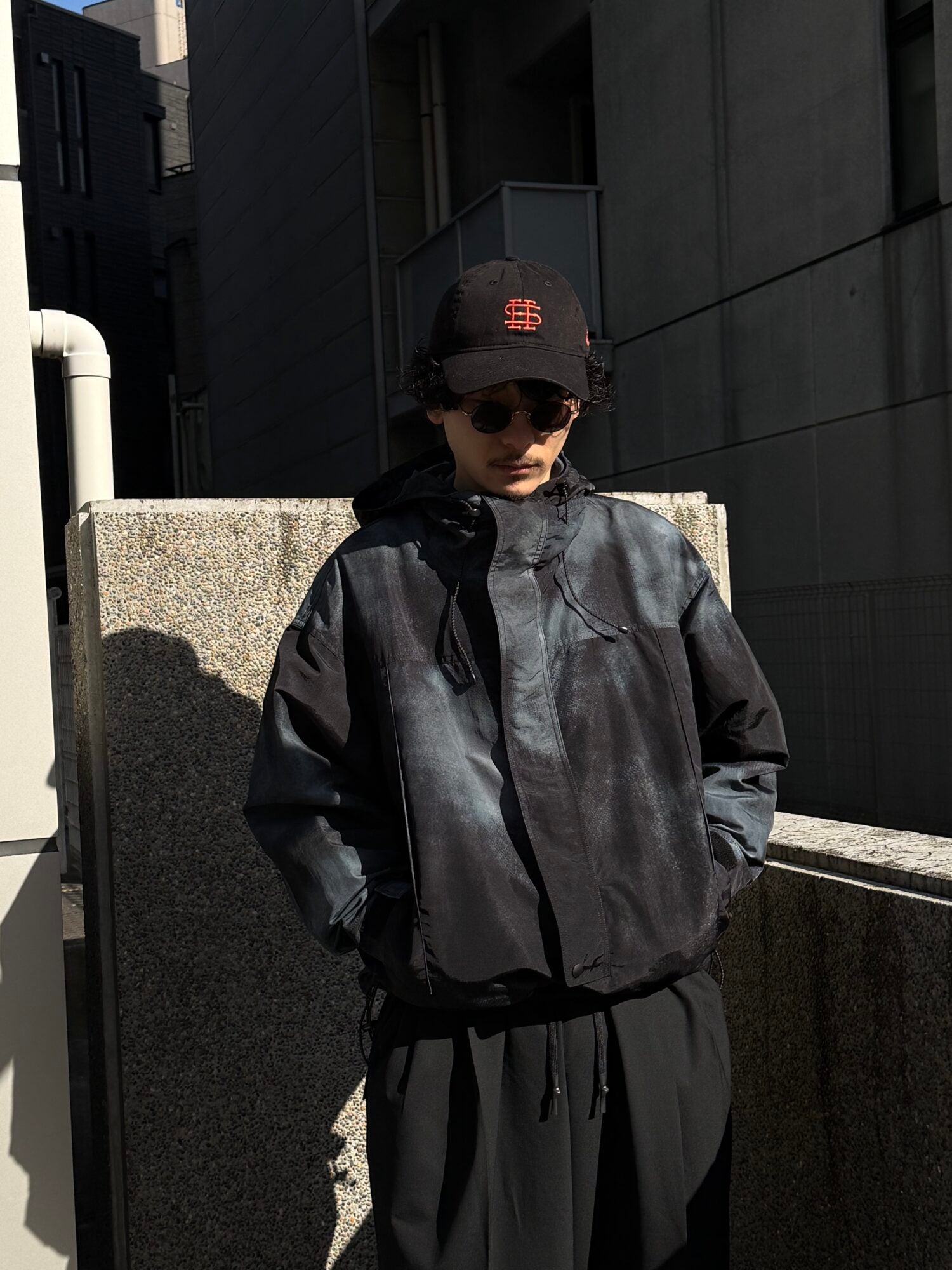 OG TIEDYE NYLON PULL OVER JACKET