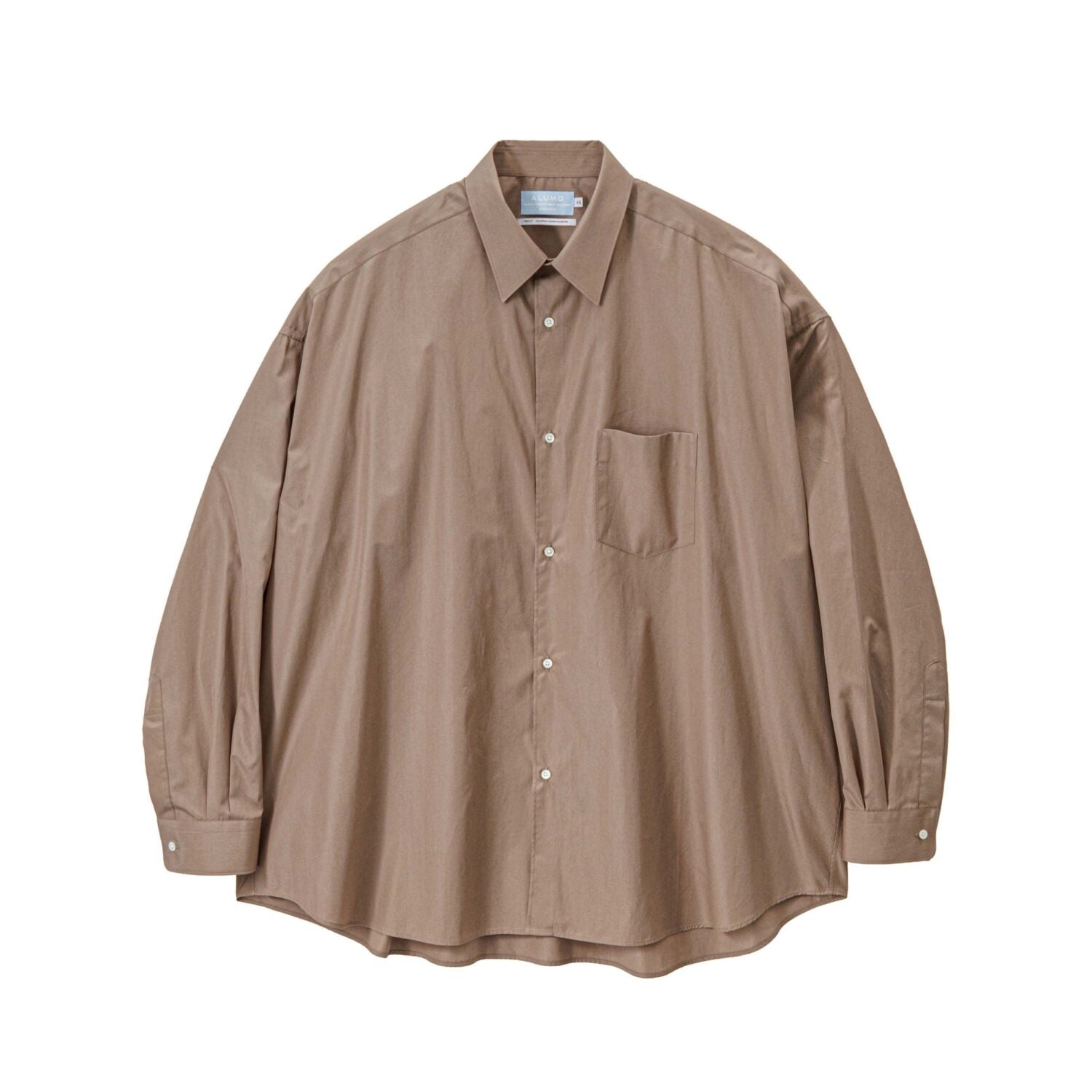 ALUMO for GP L/S Oversized Regular Collar Shirt