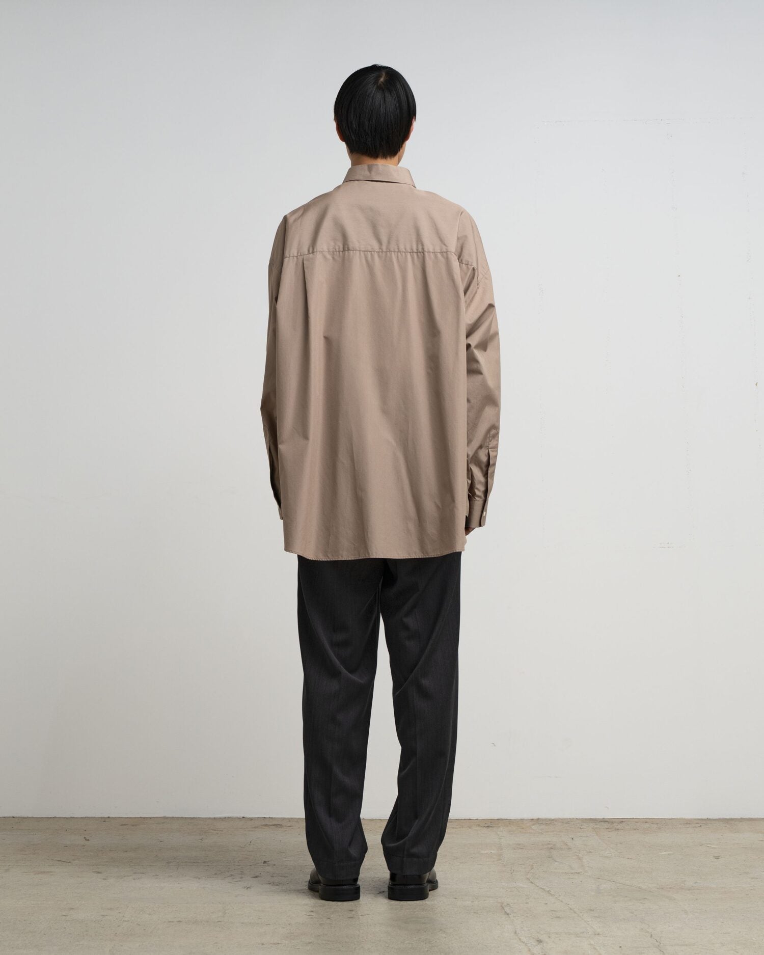 ALUMO for GP L/S Oversized Regular Collar Shirt