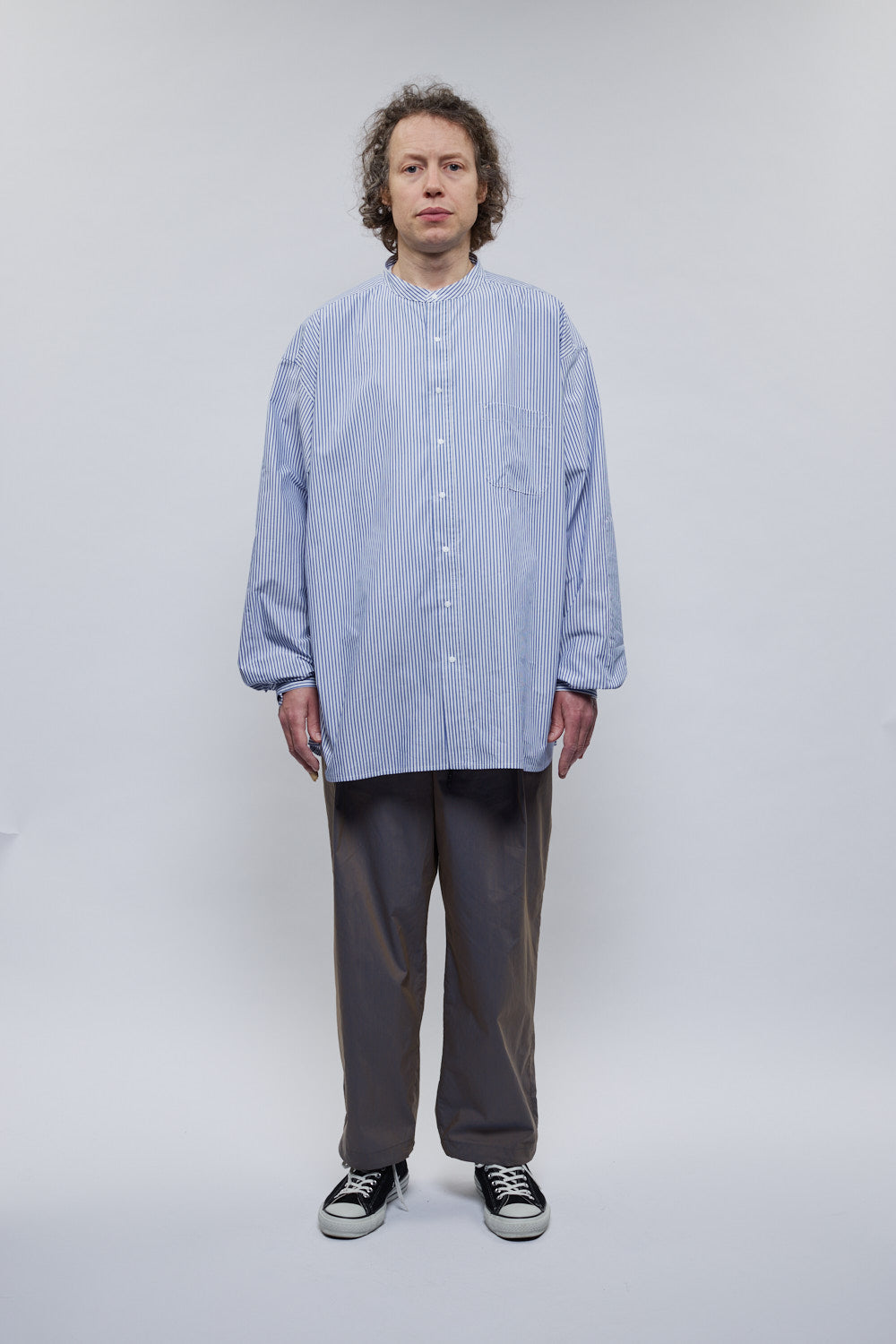 【9月12日(土) 発売】BAND COLLAR SHIRT L/S