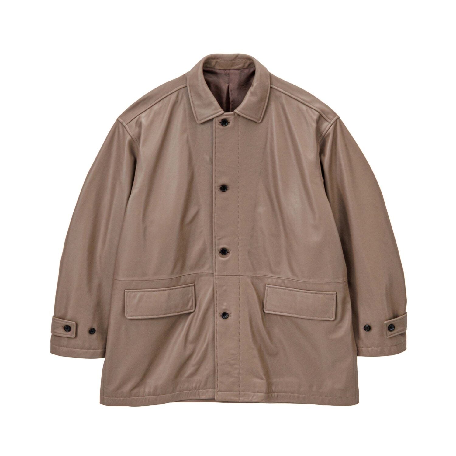 Lamb Leather Car Coat