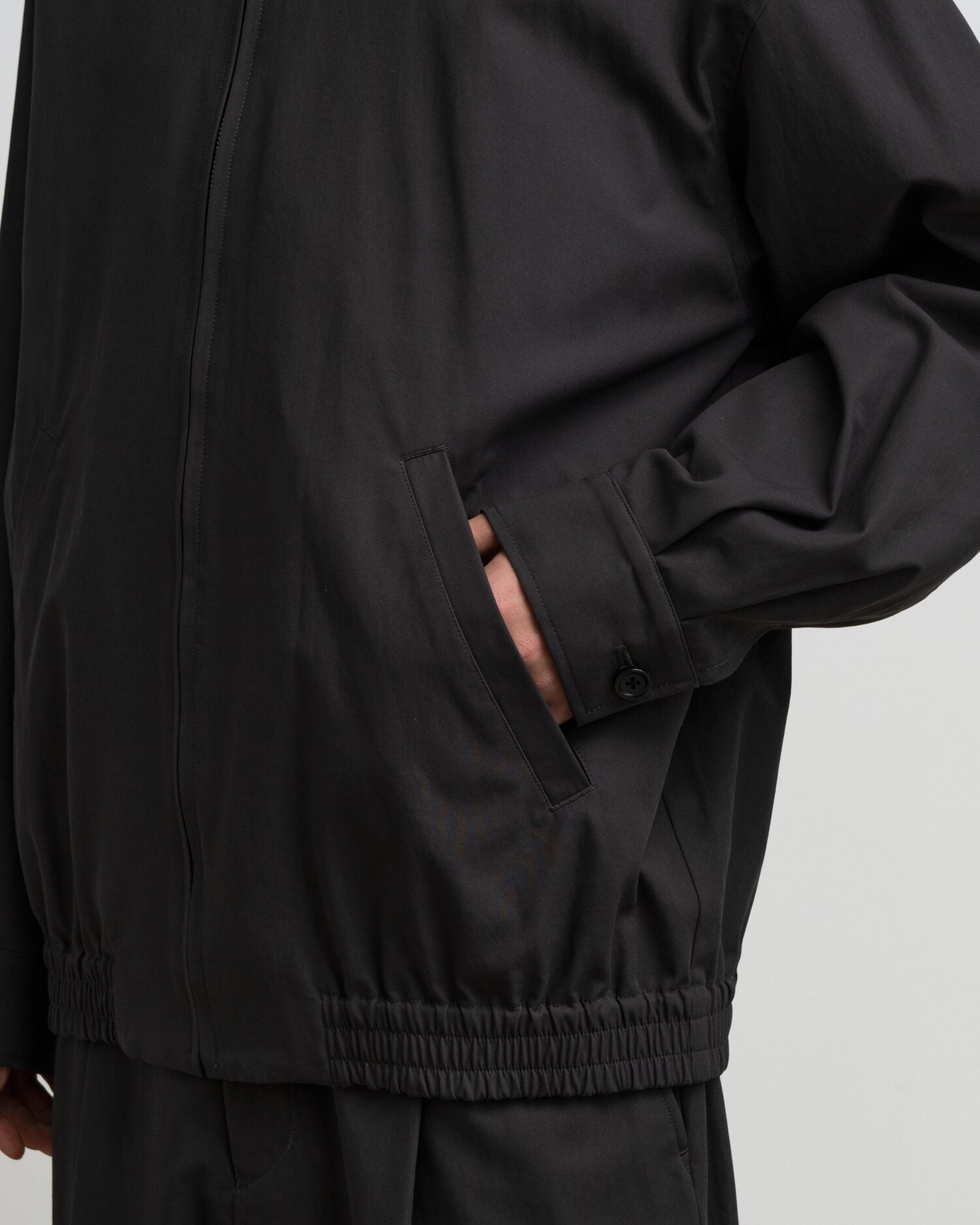 Brushed Cotton Gabardine Swing Top Jacket
