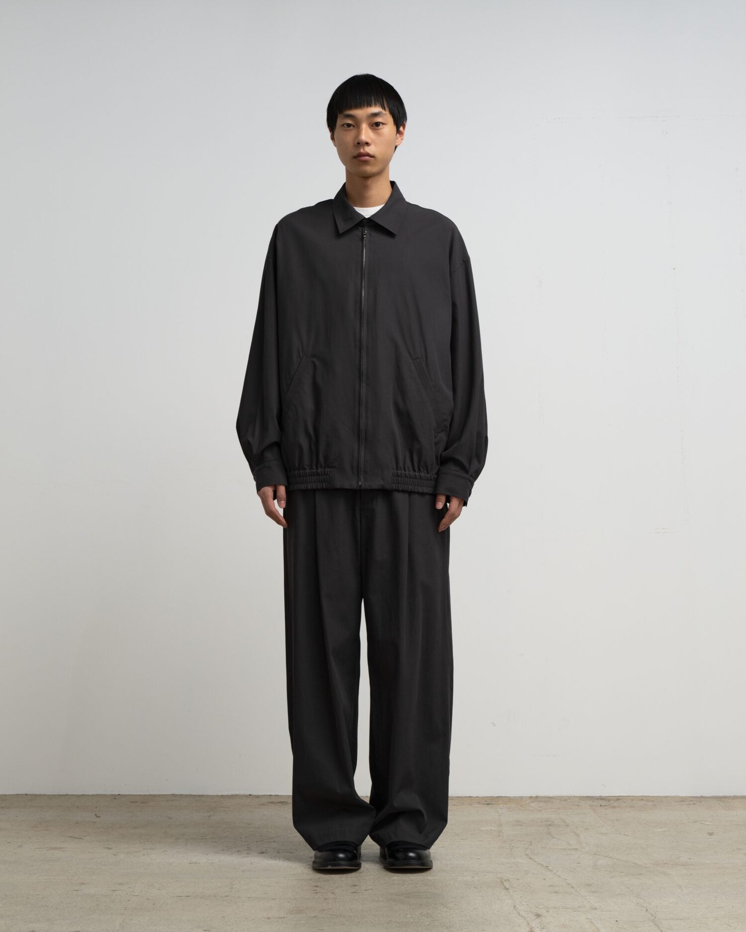 Brushed Cotton Gabardine Swing Top Jacket