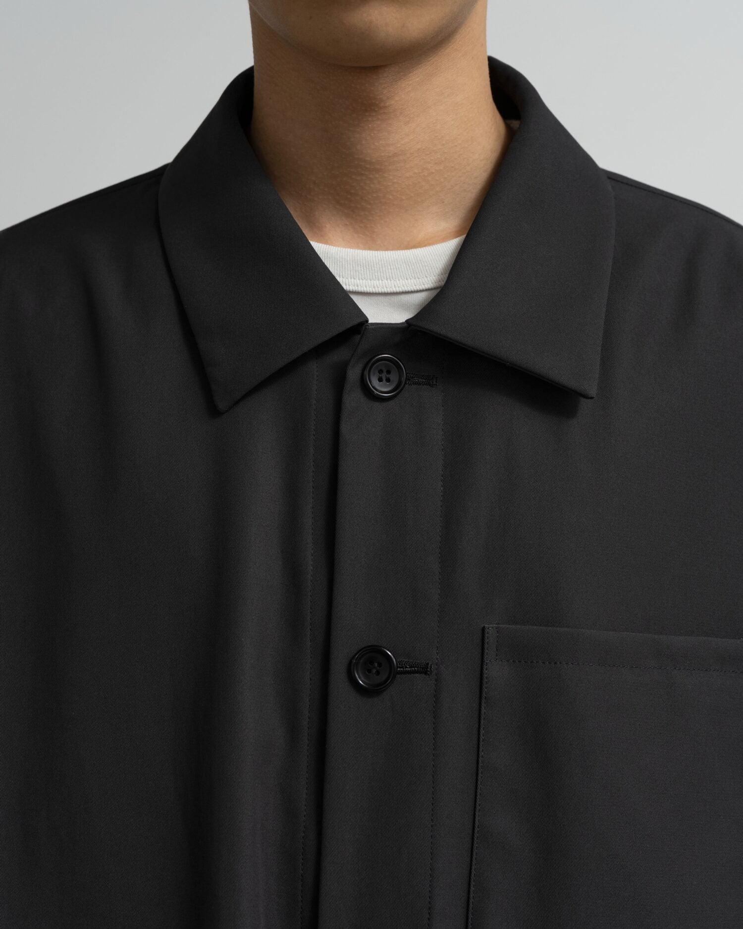 High Twist Gabardine Coverall Jacket