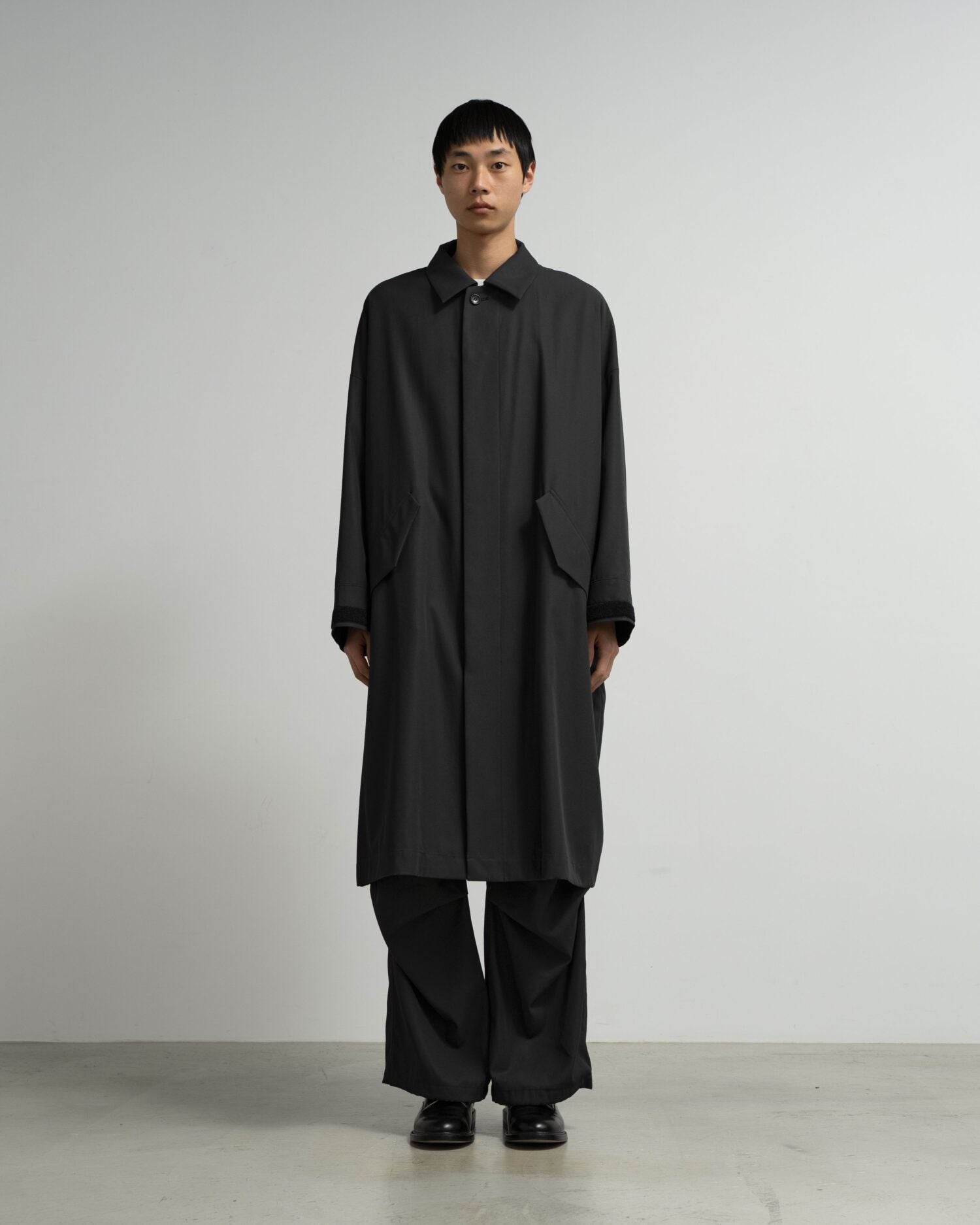 High Twist Gabardine Wide Coat